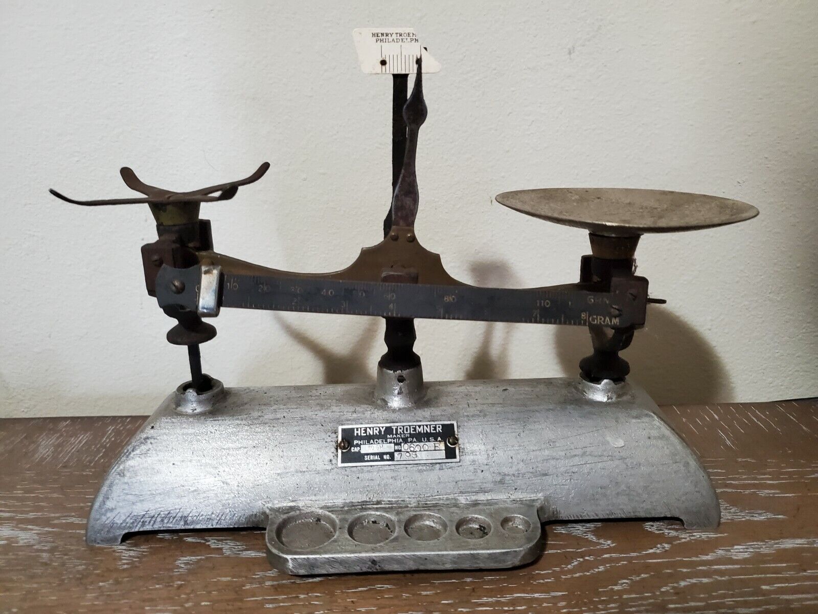 Vintage Antique Henry Troemner Scale 