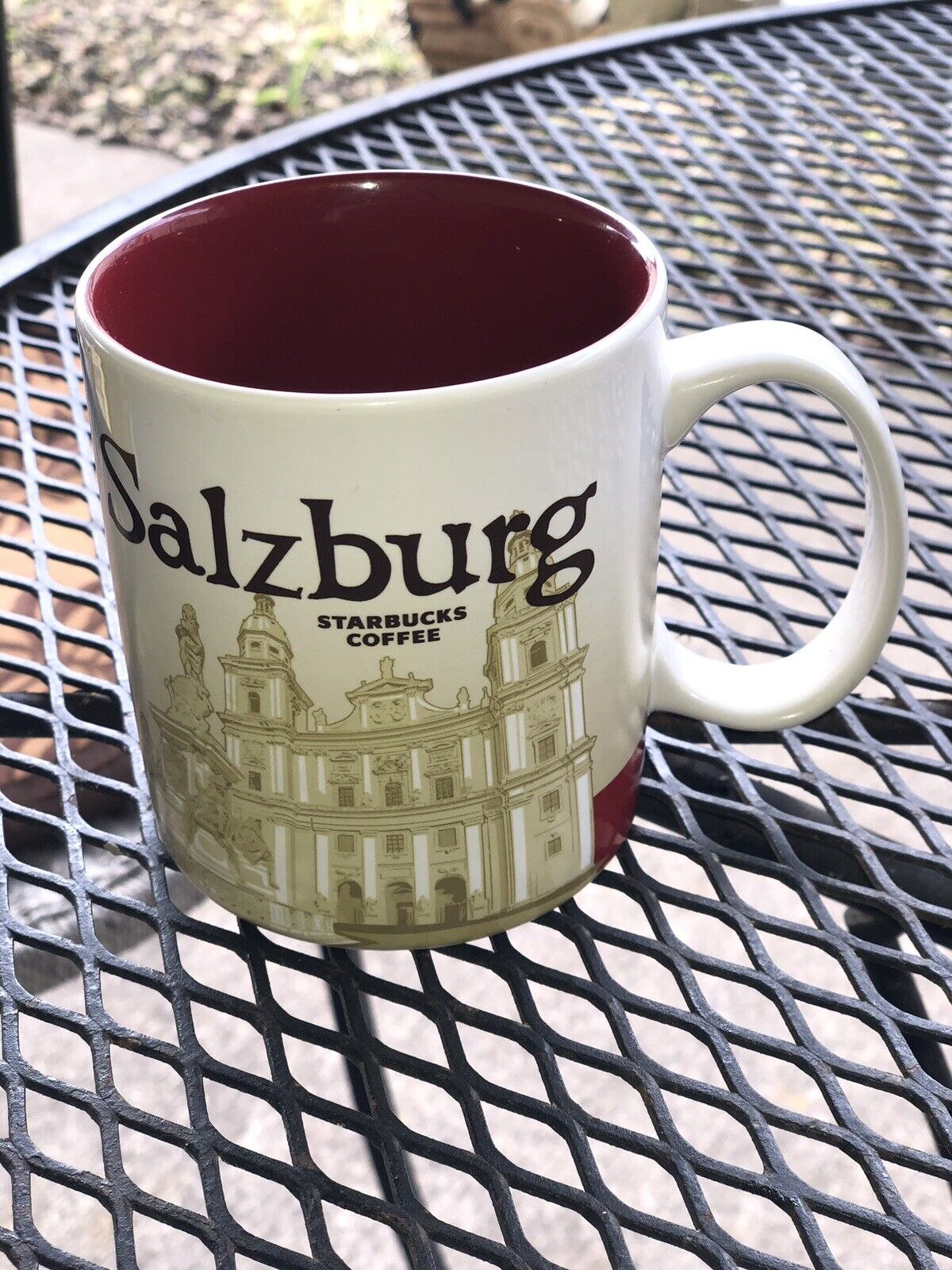 Starbucks Salzburg Austria 2014 Coffee Cup Mug | 16 fl oz