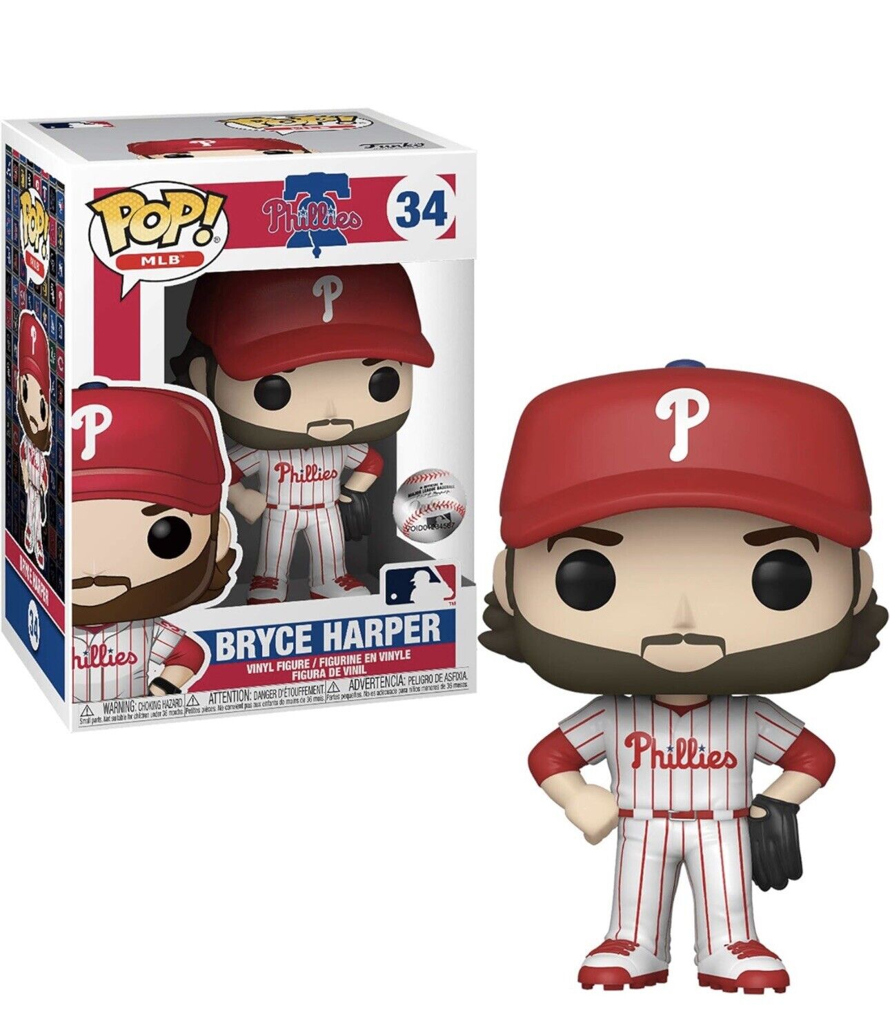 Funko Pop MLB Bryce Harper #5 Washington Nationals Philadelphia Phillies Vaulted