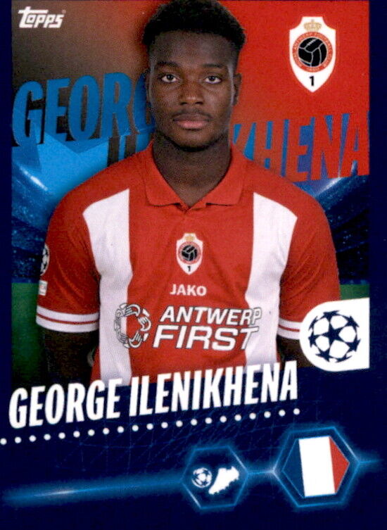 Topps Champions League 2023 2024 Sticker 610 George Ilenikhena Royal Antwerp FC