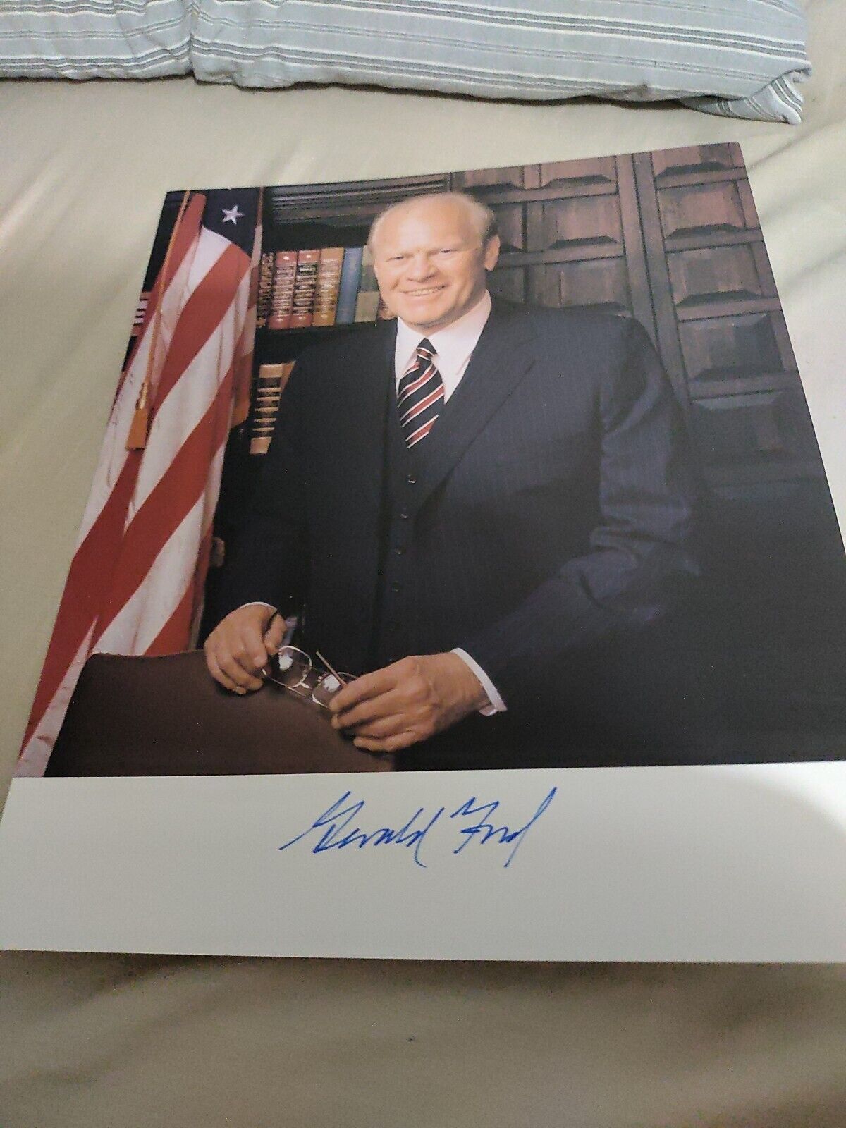 Gerald Ford Signed 8x10 Photo Hand Signed President Ford