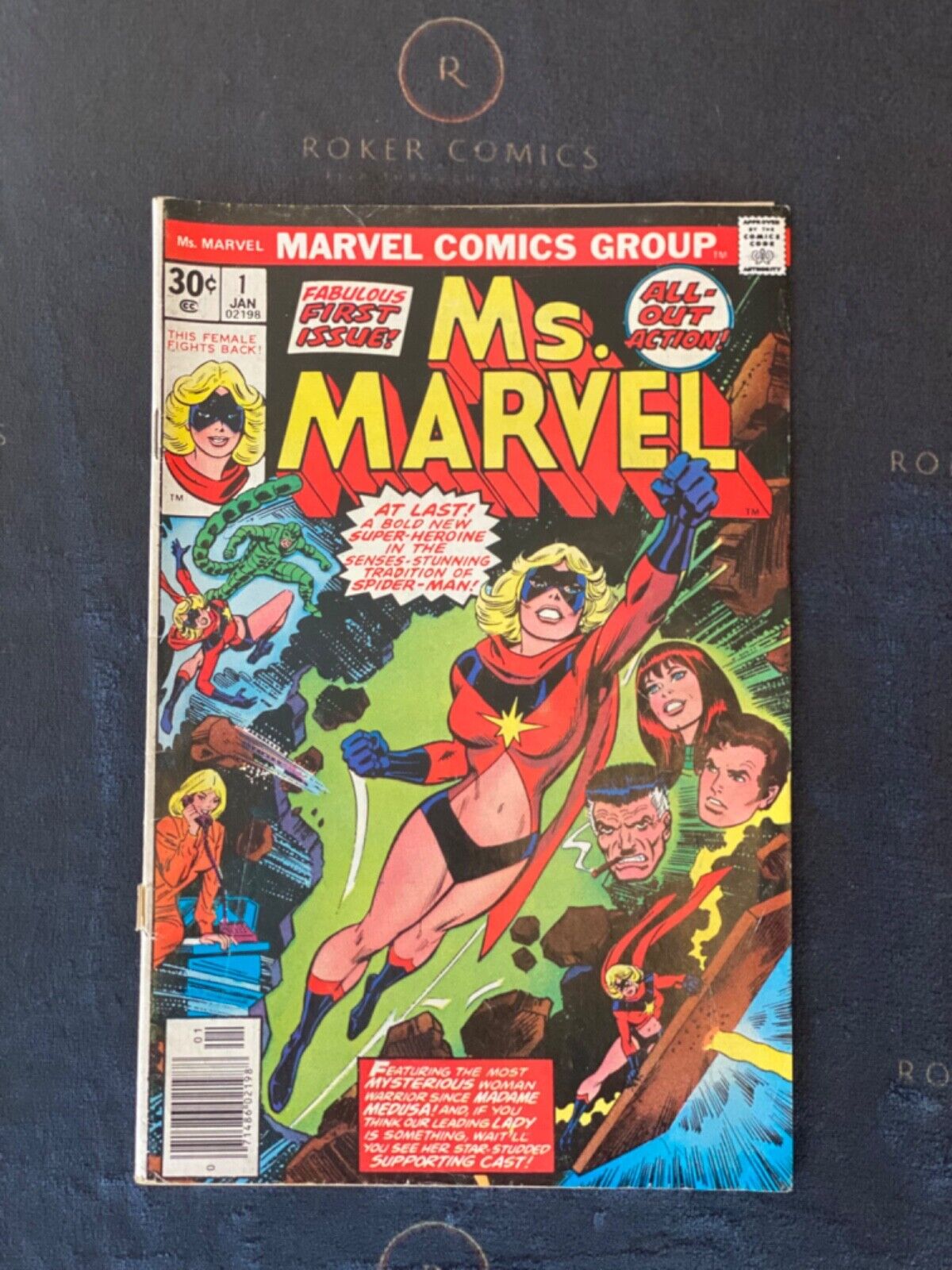 Very RARE 1977 Ms. Marvel #1 (First Appearance Ms. Marvel)