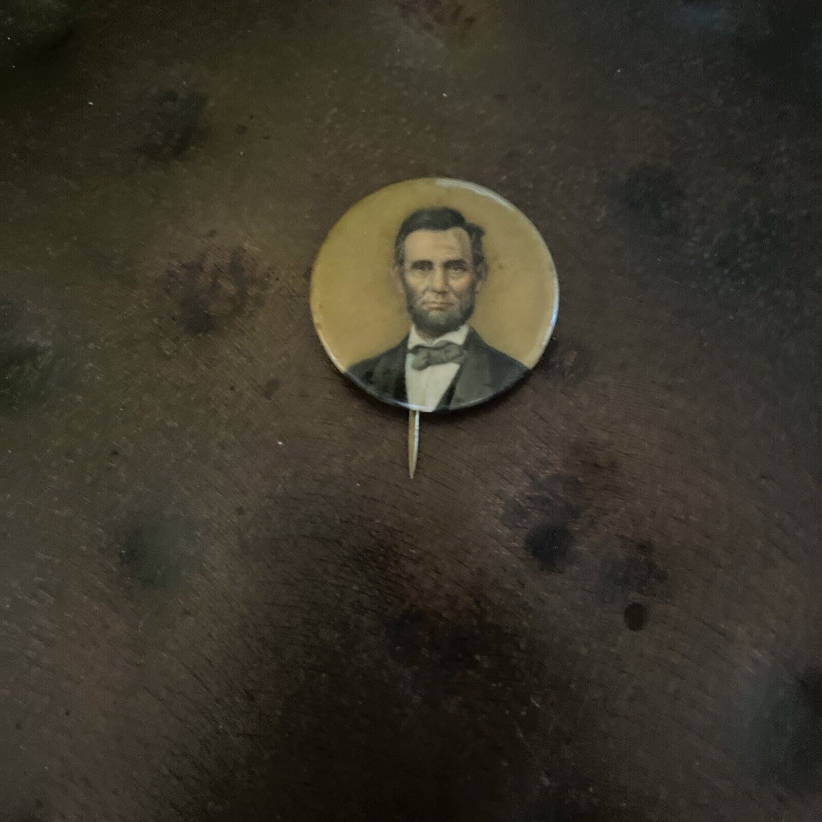 Antique Early 1900's Abraham Lincoln Pin/ Pinback Portrait Button