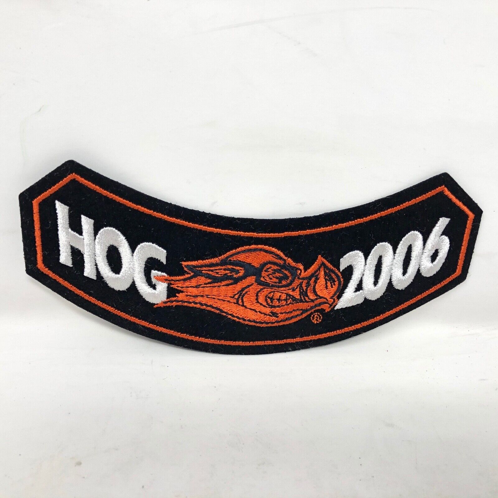 New Harley Davidson 2006 HOG Harley Owners Group Rocker Patch Motorcycles