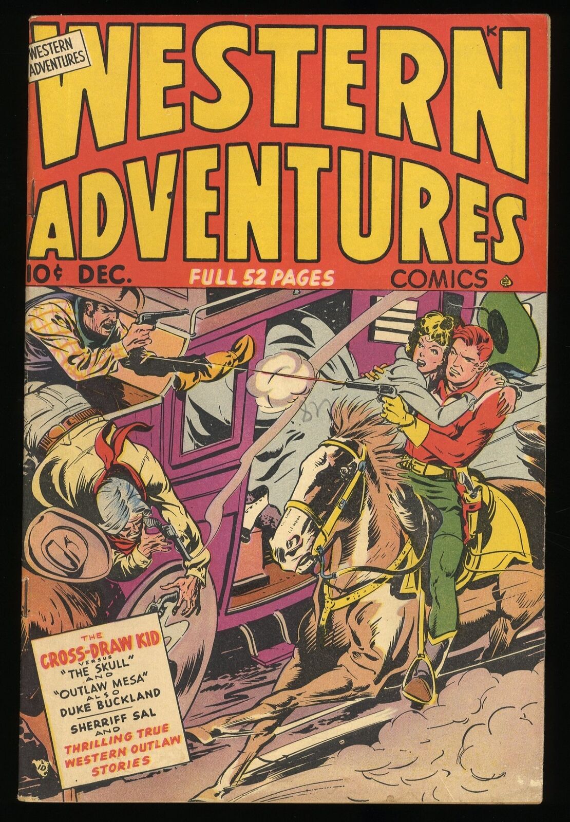 Western Adventures Comics (1948) #2 FN+ 6.5 Ace Magazines 1948