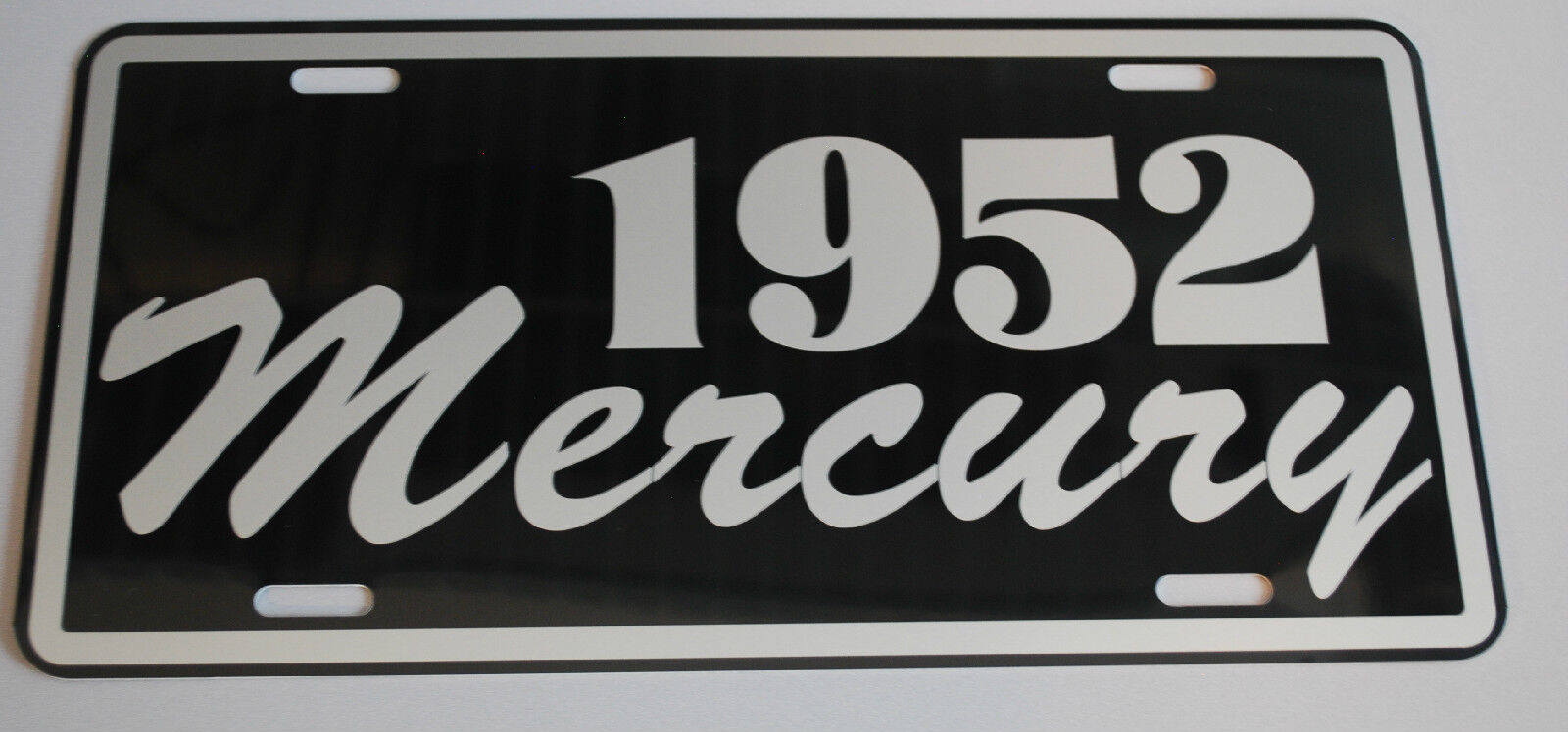 METAL LICENSE PLATE 1952 52 MERCURY MERC MONTEREY MONTCLAIR CONVERTIBLE WAGON