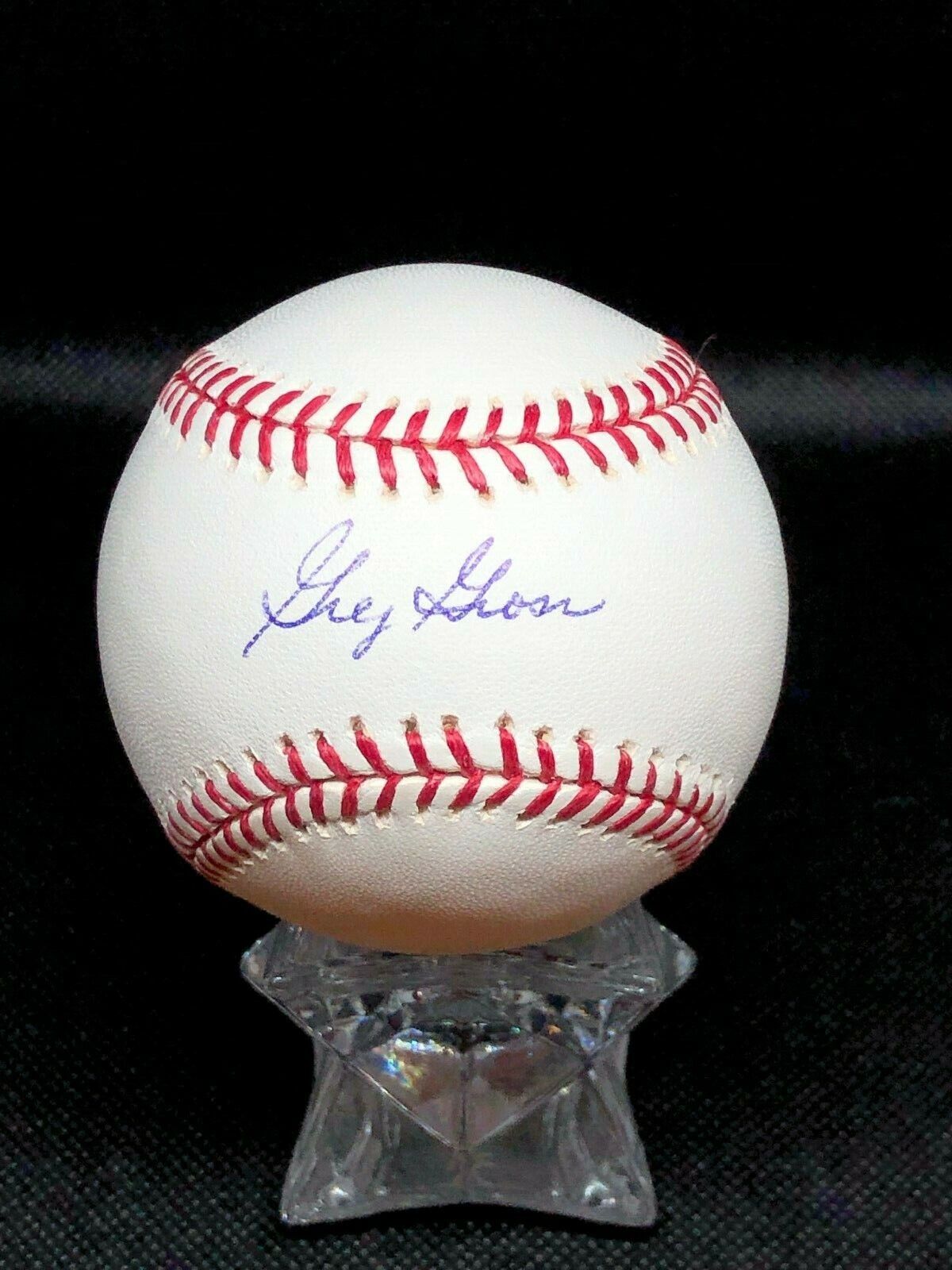 Greg Gross Houston Astros Philadelphia Phillies Signed Autograph Baseball MLB