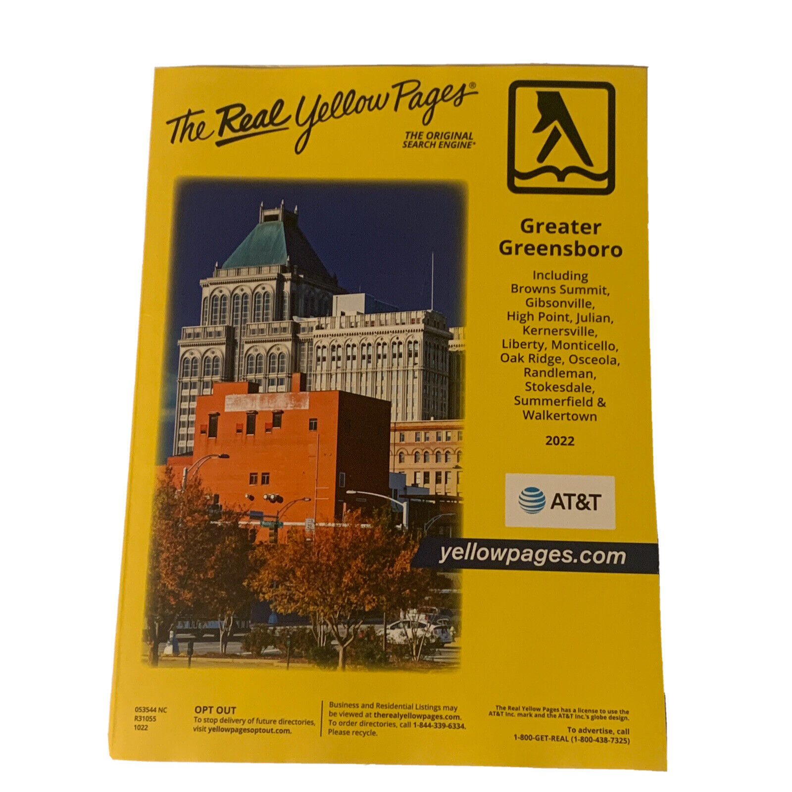 Yellow Pages Phone Book Telephone Directory Greater Greensboro NC North Carolina