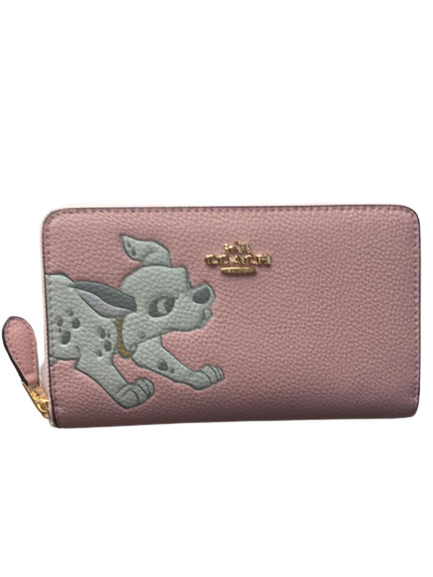 coach disney 101 dalmatians wallet pink 2304