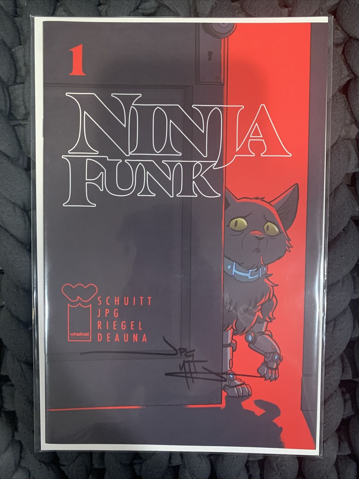Ninja Funk #1 1:10 Tony Fleecs Stray Dogs Variant Signed by JPG McFly with COA