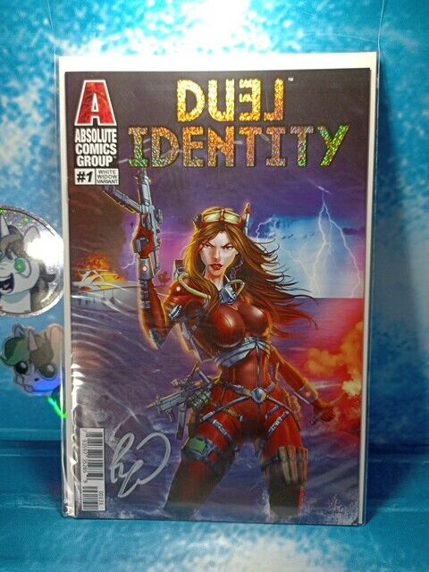Duel Identity #1A First Printing Signed by Benny Powell - White Widow Variant