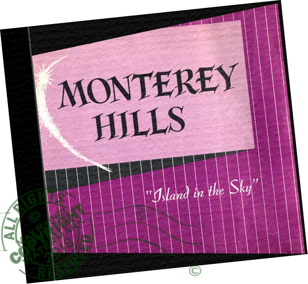 Key Land Co (1955) Monterey Hills Los Angeles CATALOG Model Home Architect plans