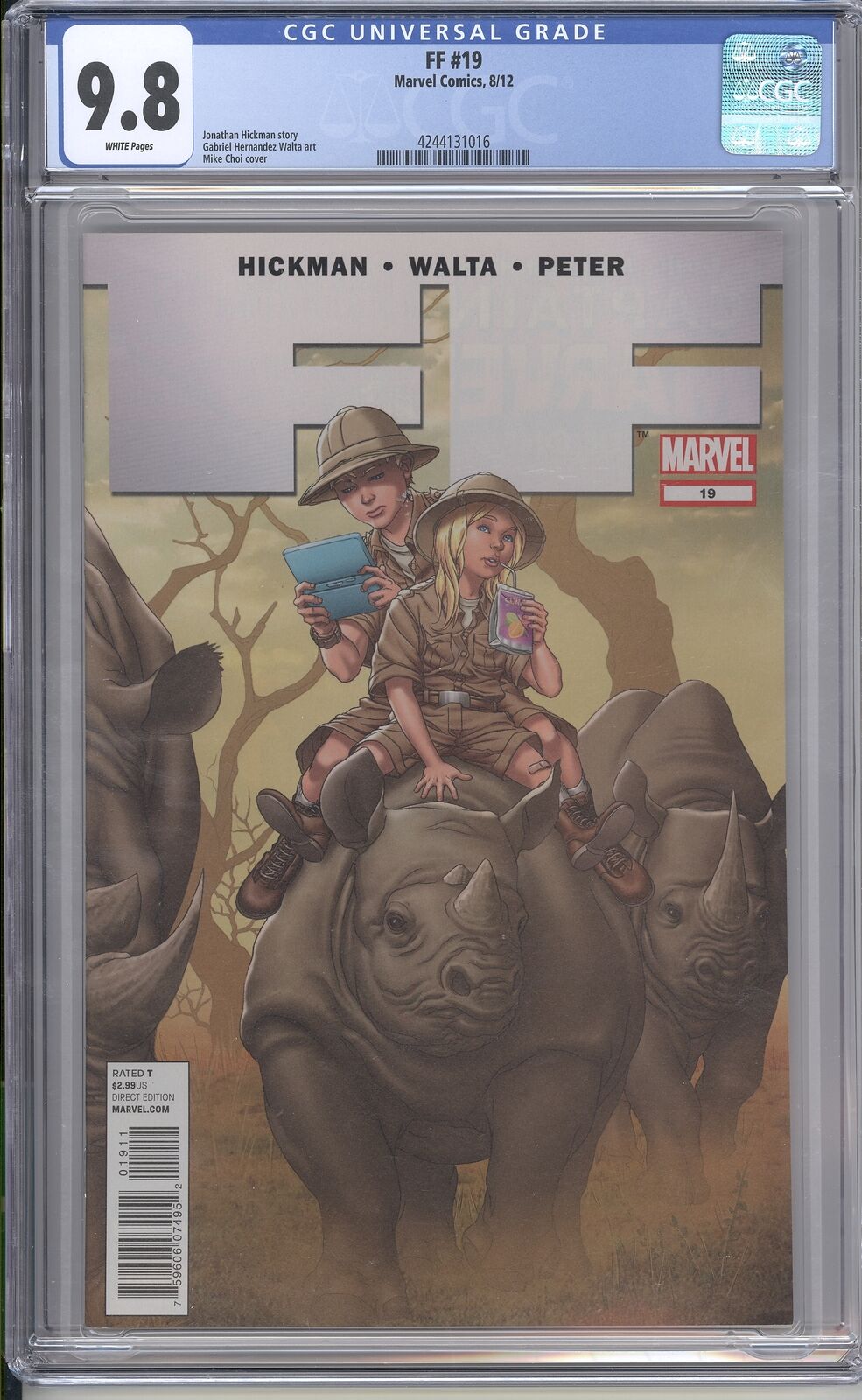 FF #19 CGC 9.8 WHITE Pages (Marvel,Aug 2012) First Onome