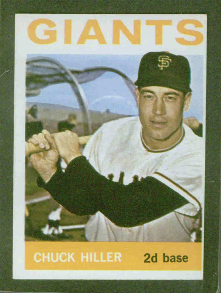 1964 Topps #313 Chuck Hiller (Giants)  Ex  