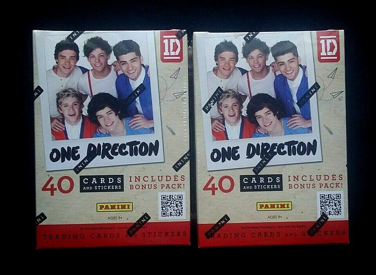 (2) 2013 Panini One Direction Trading Cards Factory Sealed Blaster Boxes STYLES