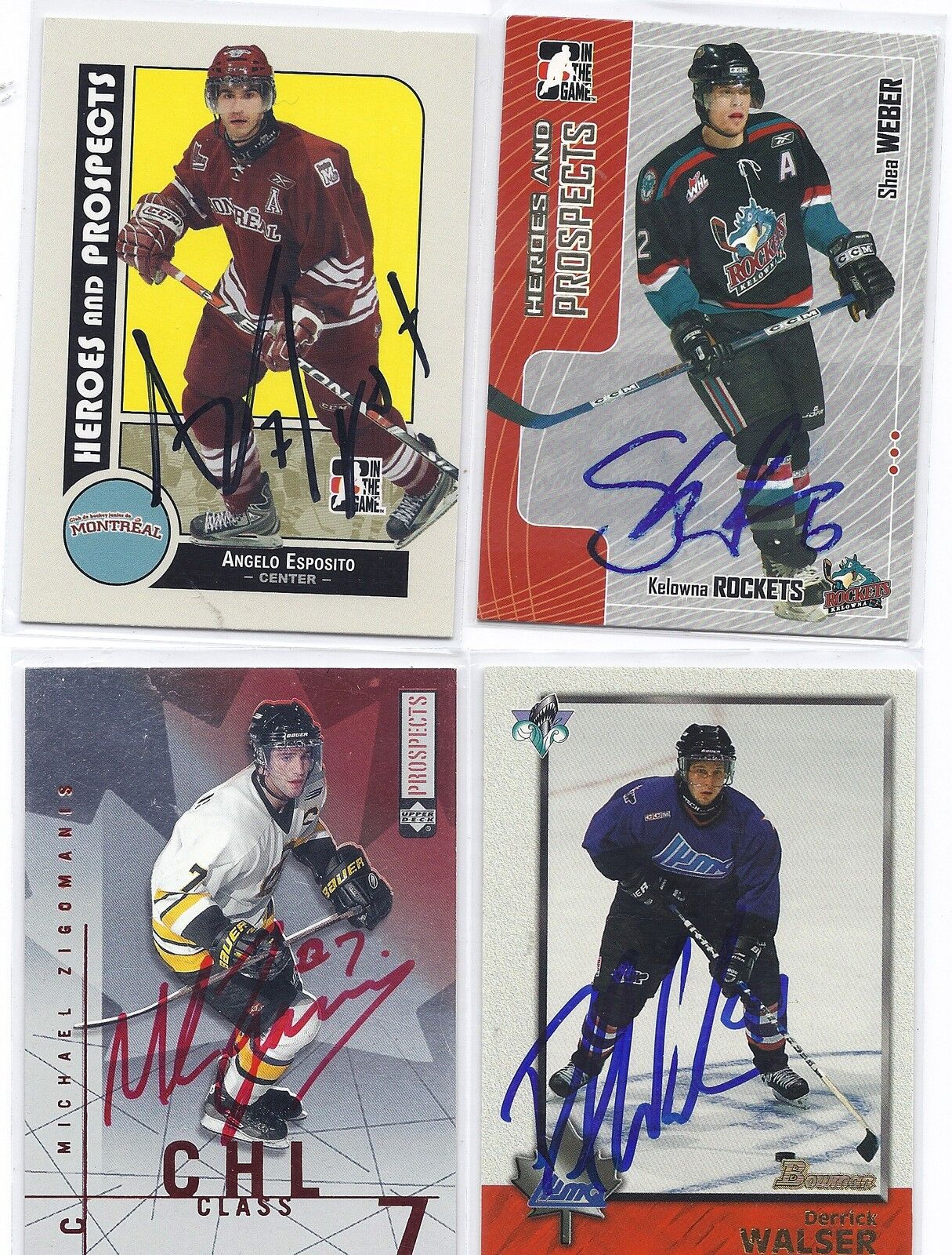Angelo Esposito Signed / Autographed Hockey Card Montreal Jr. 2008 ITG 