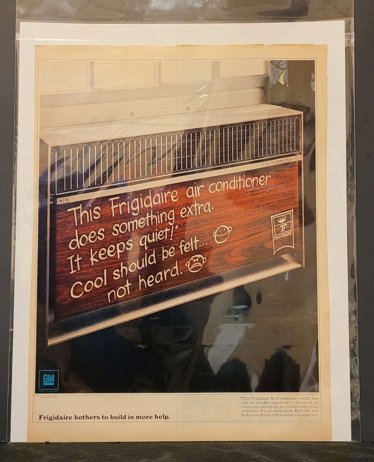 Frigidaire Air Conditioner General Motors Vintage Print Ad 1969