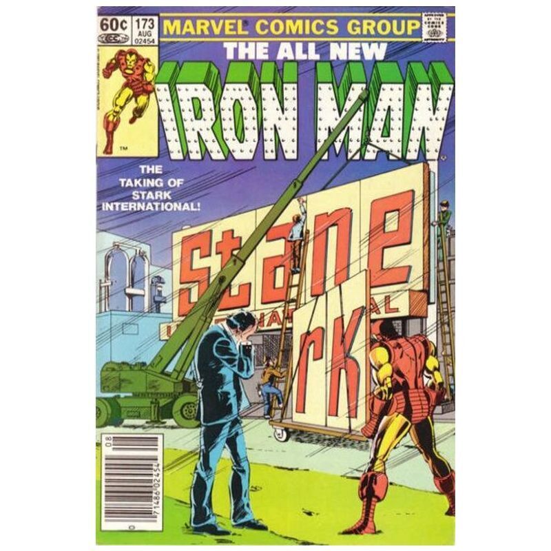 Iron Man (1968 series) #173 Newsstand in Very Fine condition. Marvel comics [v*
