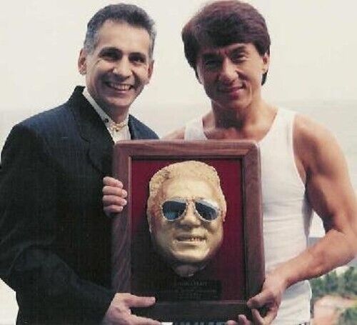 Jackie Chan face sculpture 1 of 3