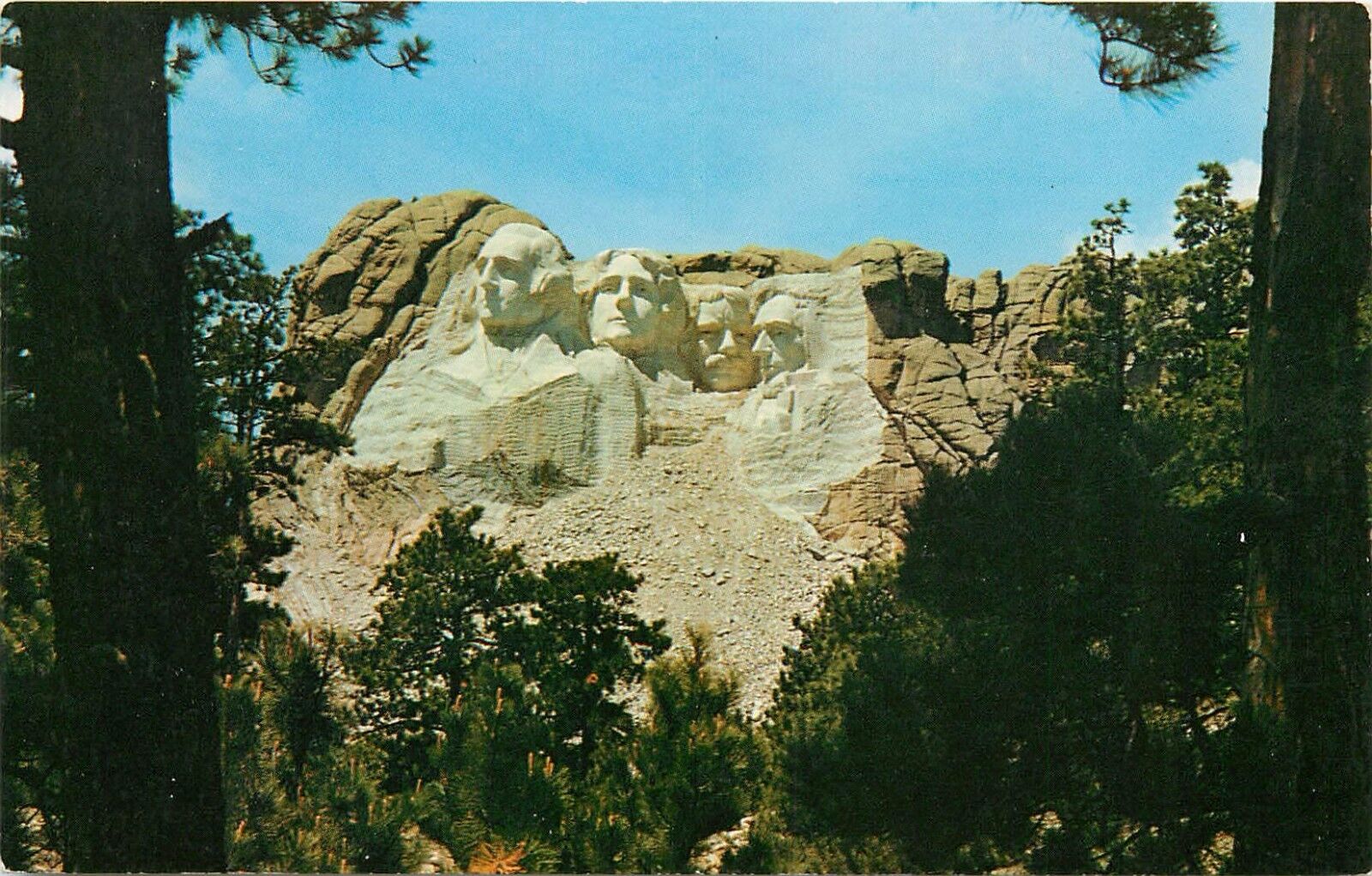 Mount Rushmore National Memorial, Black Hills, South Dakota Postcard