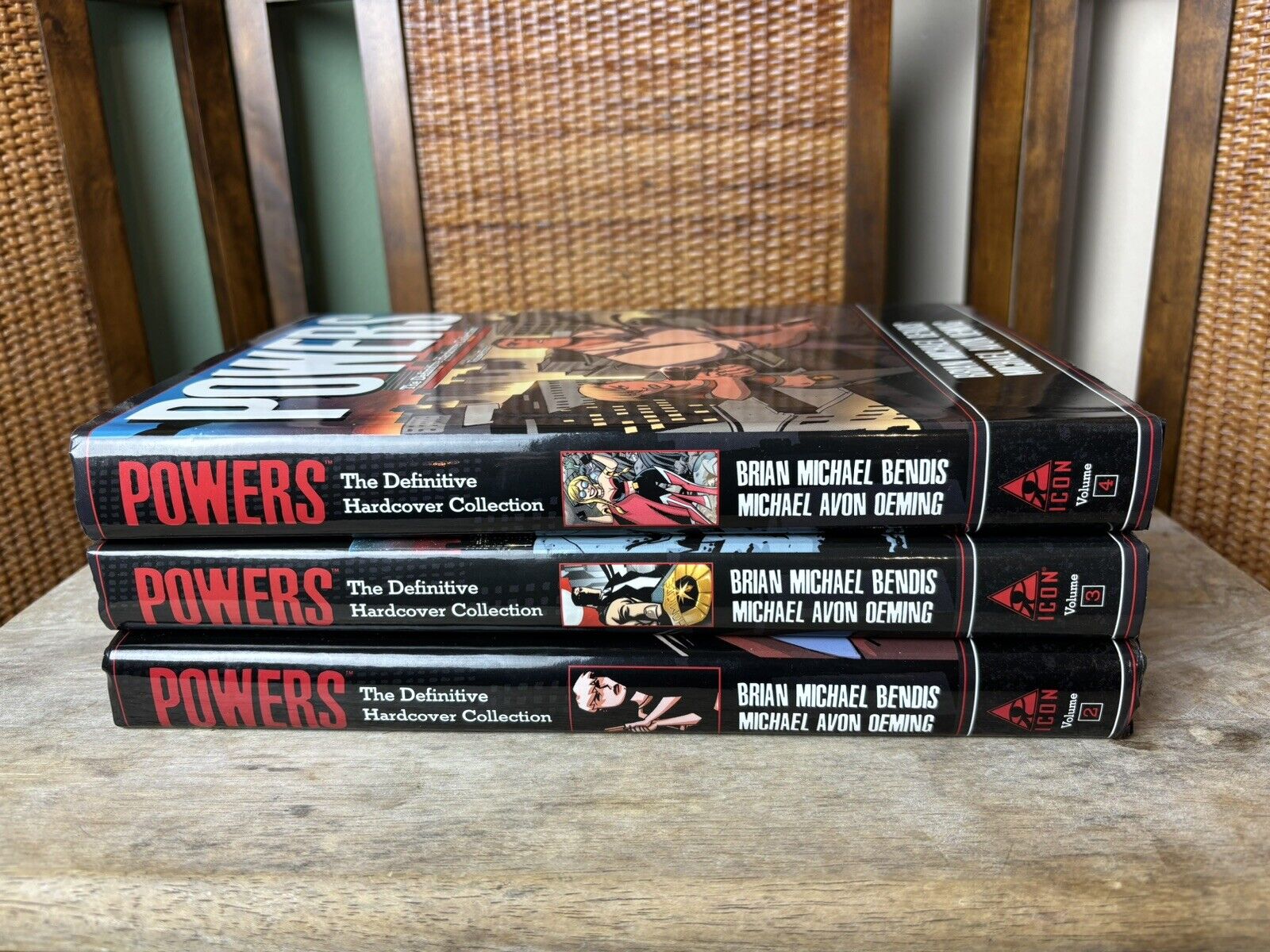 Powers The Definitive Hardcover Collection Volumes 2, 3, 4 First Printings