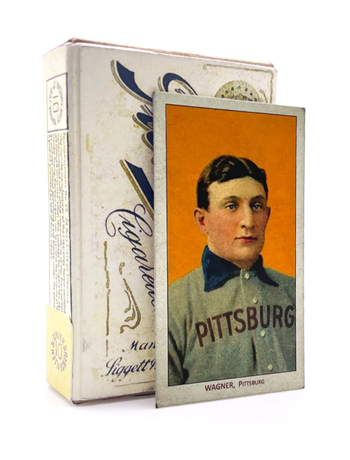Vintage Piedmont Cigarette Pack Honus Wagner Baseball Card 1909 Replica Tobacco