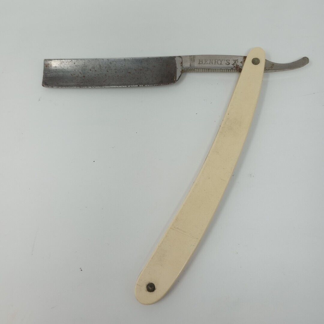 Vintage Geneva Cutlery Straight Razor Henry's X