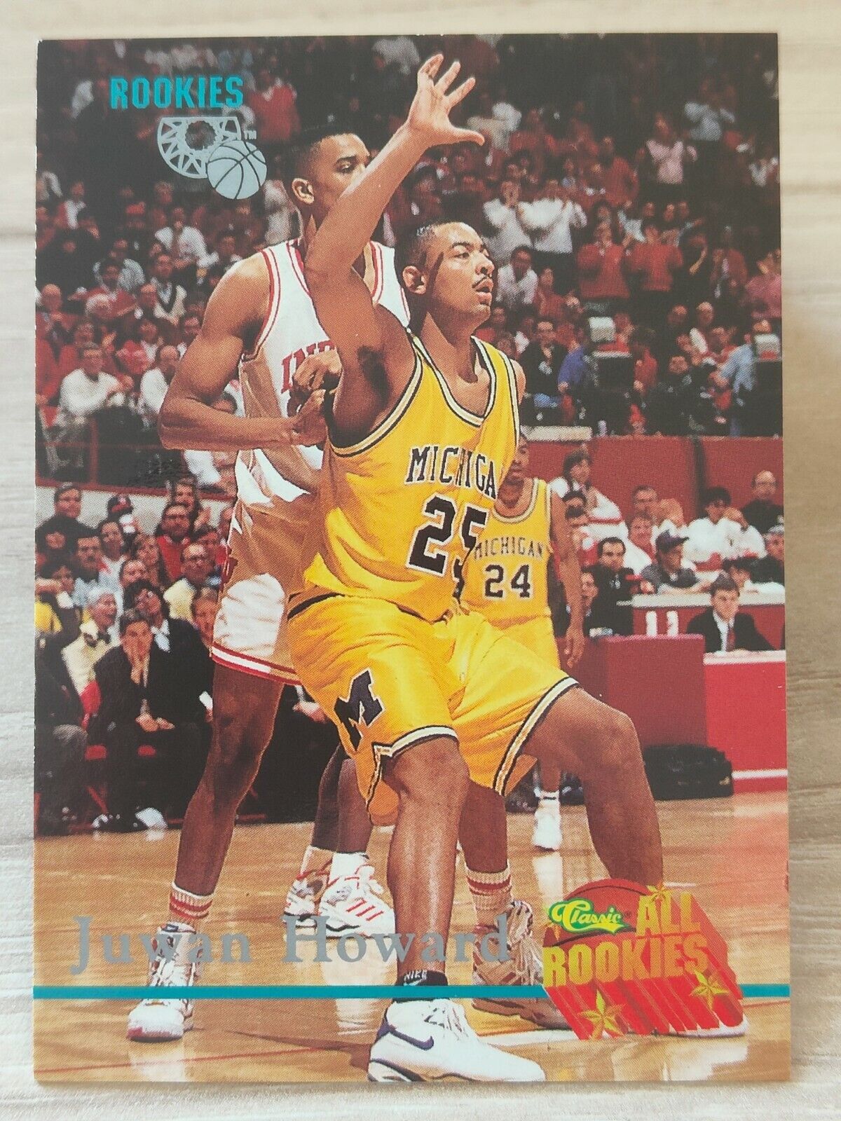 1995 NBA Rookies RC Juwan Howard Car Basketball Score Board N42 #102