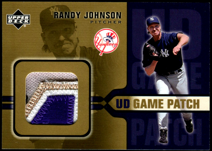 2005 Upper Deck Randy Johnson UD Game Patch Gold SP 4 Color New York Yankees 