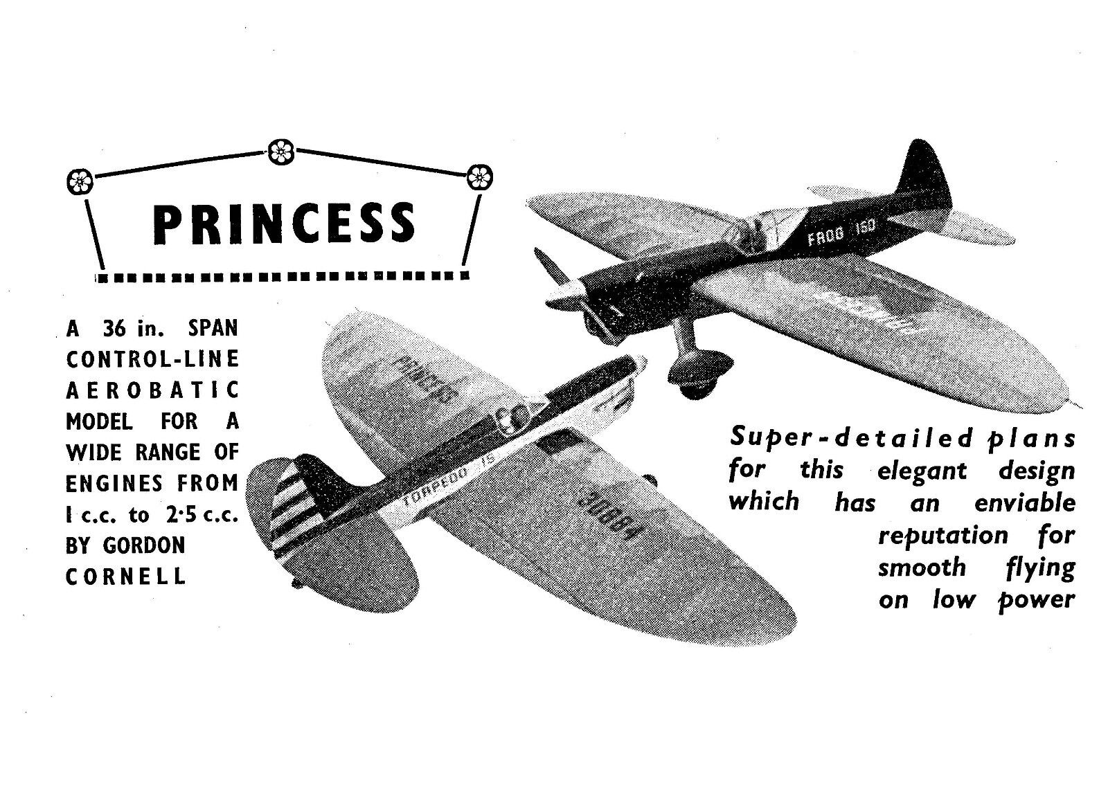 Model Airplane Plans (UC): PRINCESS Stunt 34\