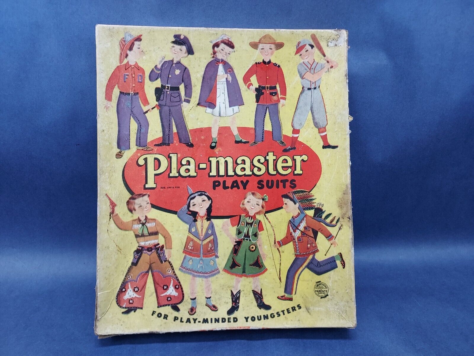 Pla-master Play Suits Vintage JC Penny Catalog Dress Up ~ Rare Indian Squaw