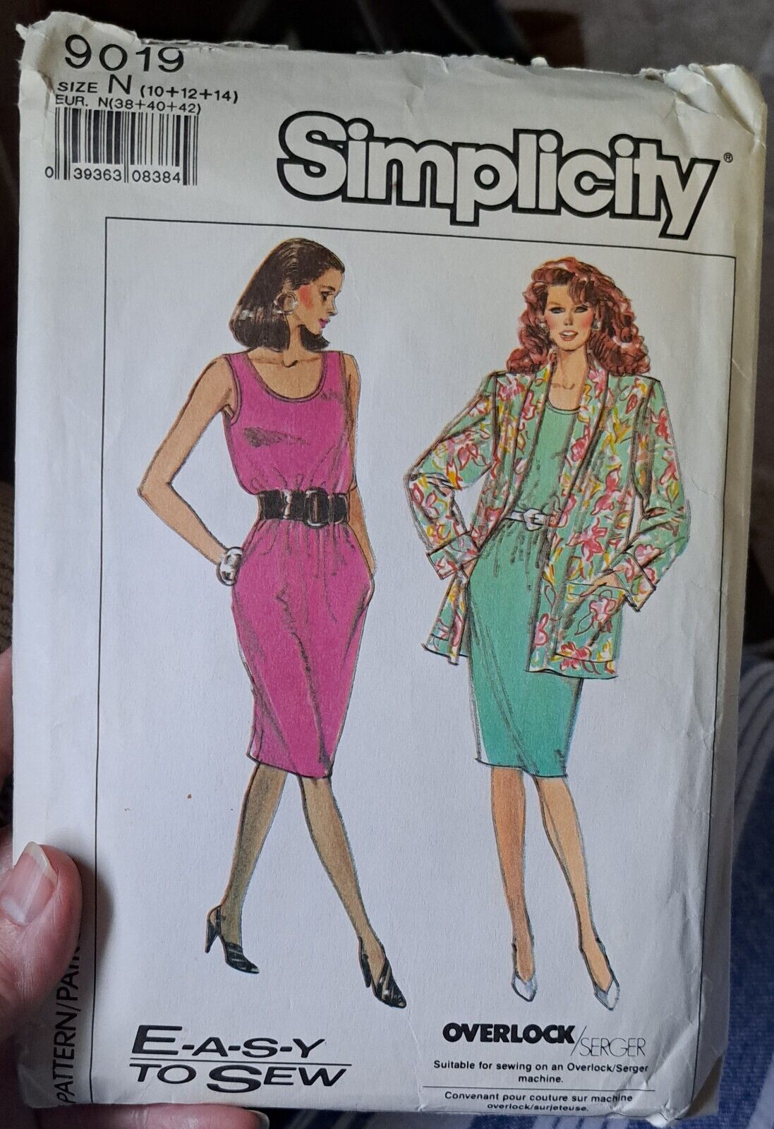 Vintage Simplicity Pattern 9019 Ladies Sizes 10-14 UNCUT