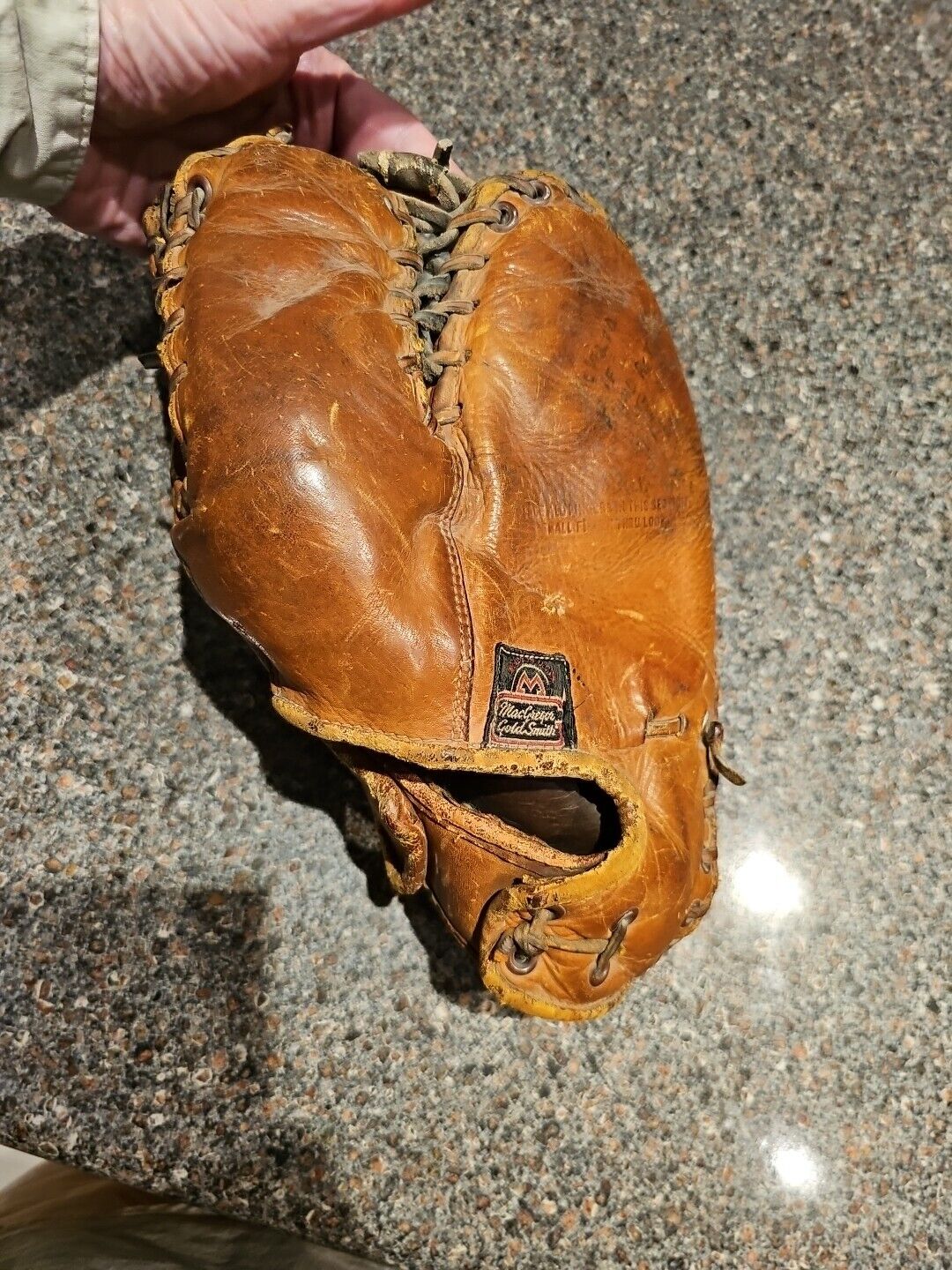 Vintage MacGregor Trapper Model Mitt Baseball Glove Professional Antique LHT