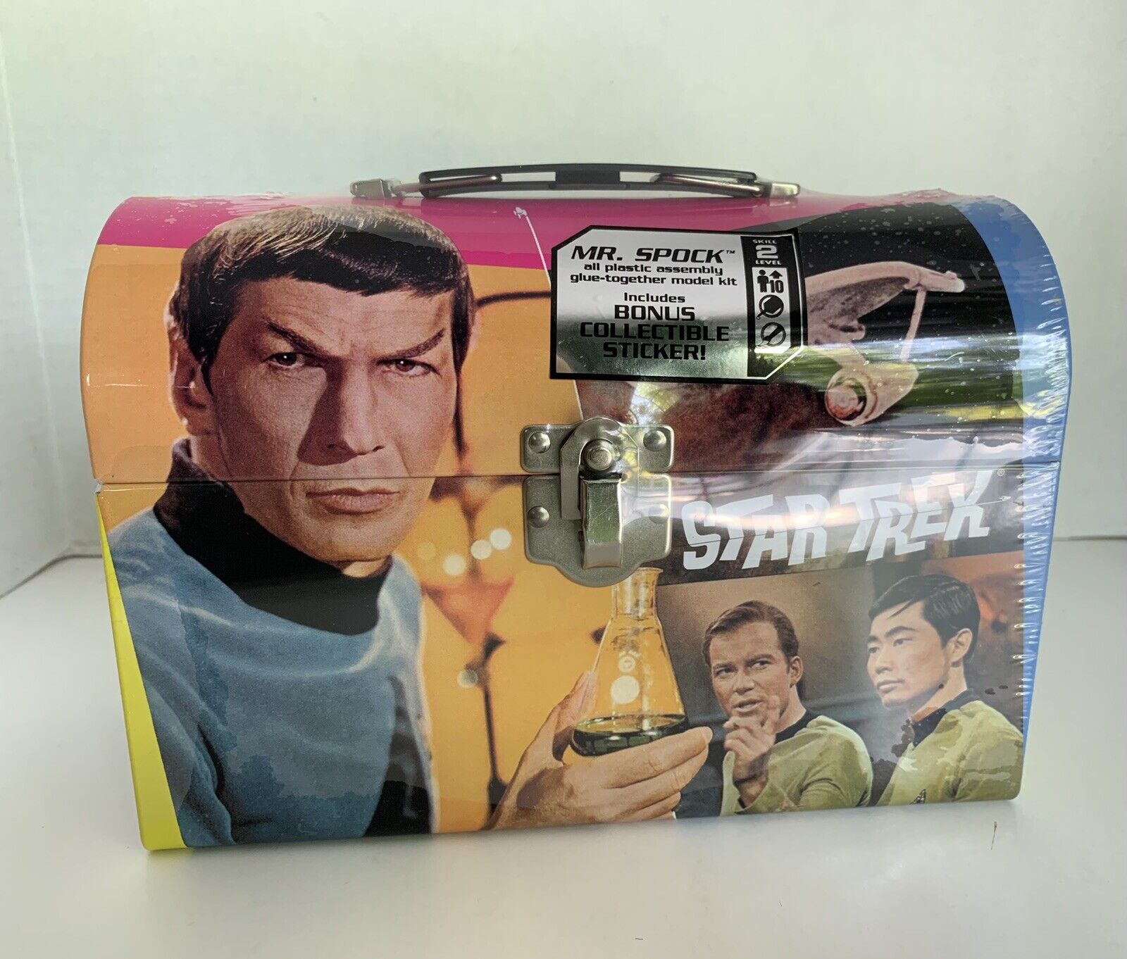 AMT Star Trek Mr. Spock Model Kit & Lunchbox Tin 2014 New Sealed