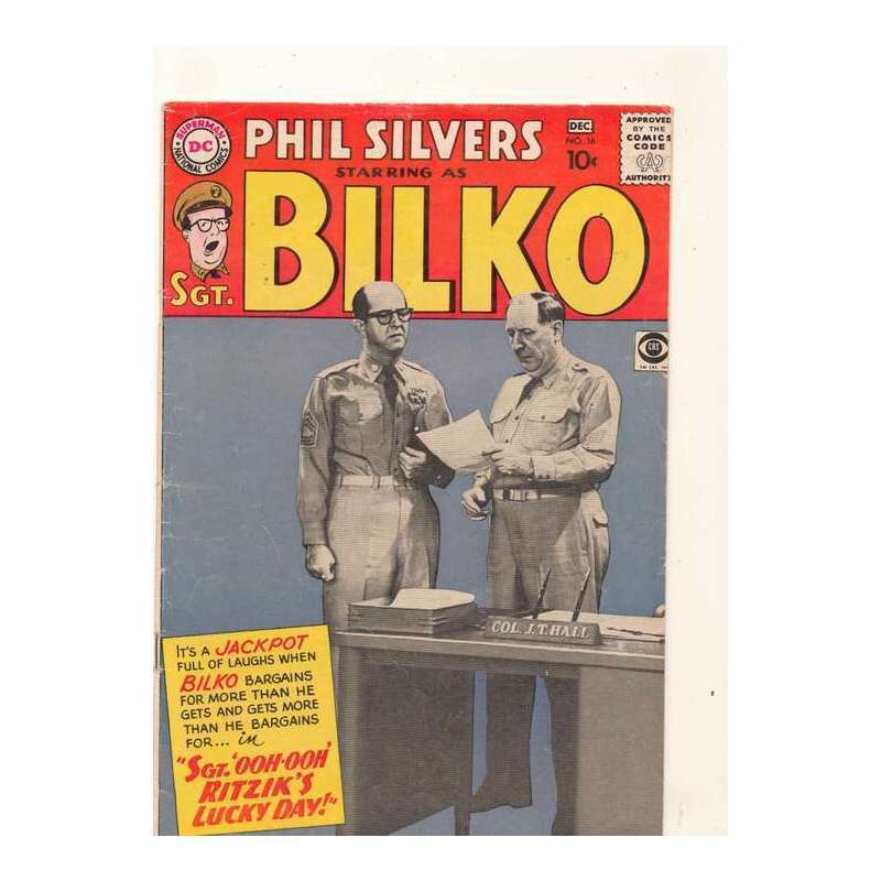 Sergeant Bilko (1957 series) #16 in Fine condition. DC comics [p