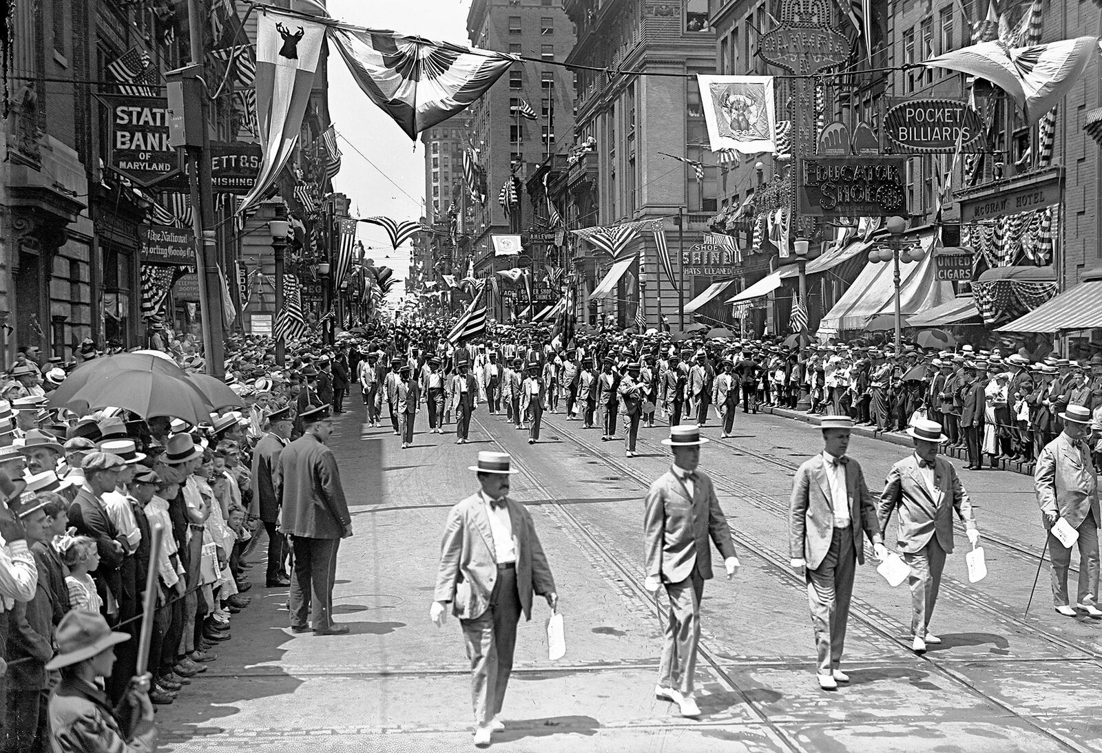 1916 Elks Parade, Baltimore, Maryland Old Photo 13\
