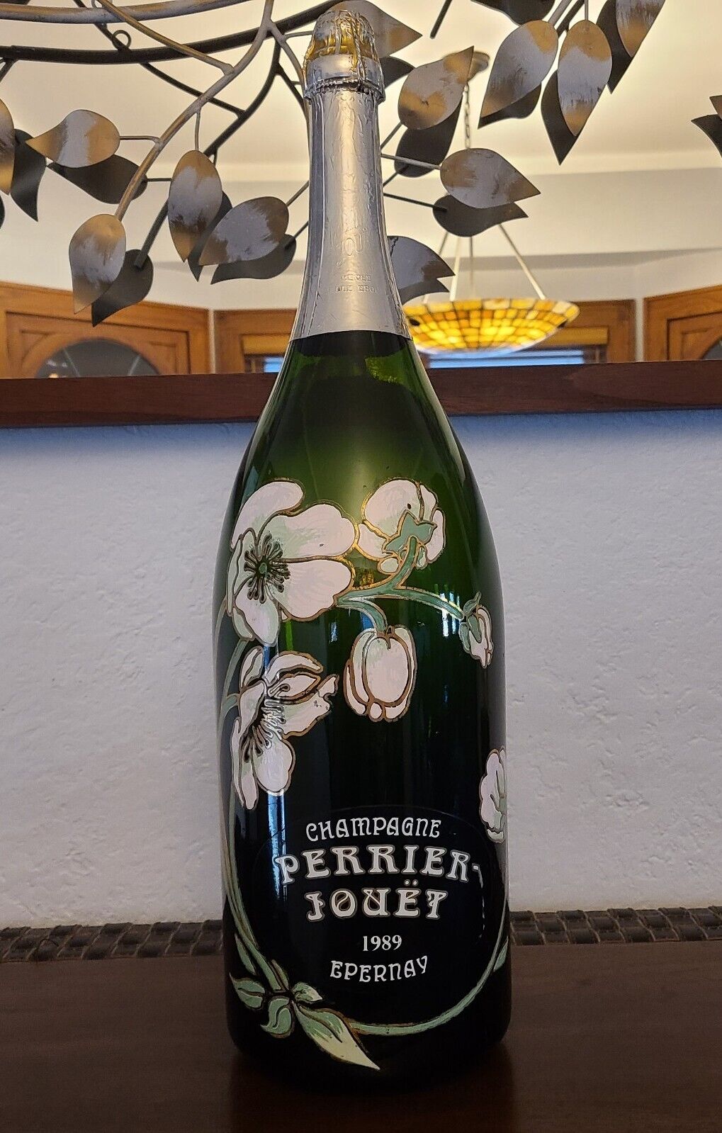 PERRIER JOUET 1989 EPERNAY CHAMPAIGN DISPLAY BOTTLE - UNOPENED - 24\