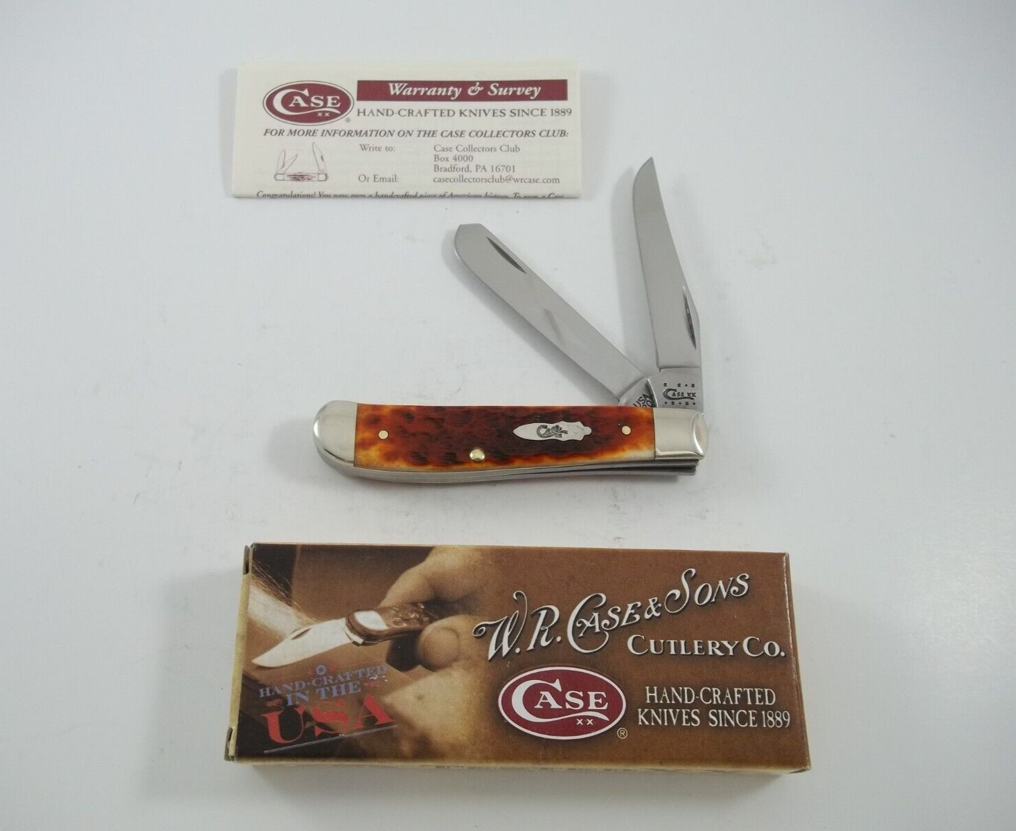 Case 2011 ERA 6207 CHESTNUT -2 Blade- Mini Trapper Knife