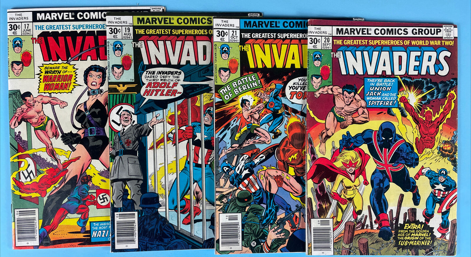 Invaders #17 , 19 , 20 & 21