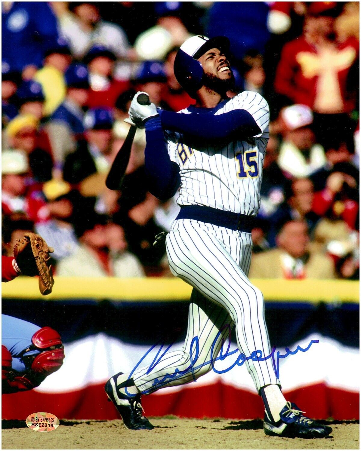 Cecil Cooper-Milwaukee Brewers-Autographed 8x10 Photo