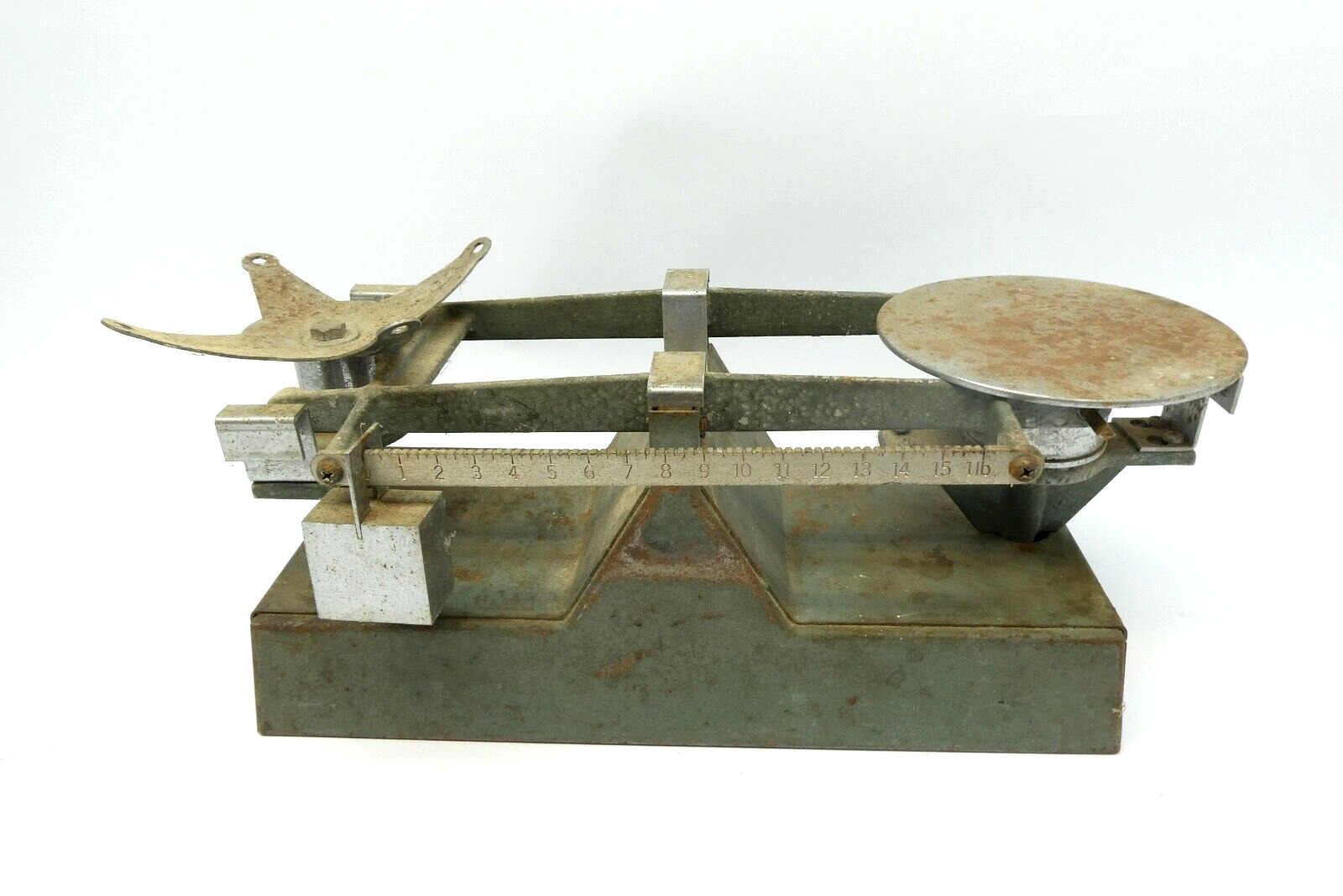 Vintage Used Triner Balance Postal Scale Beam Metal Parts Untested