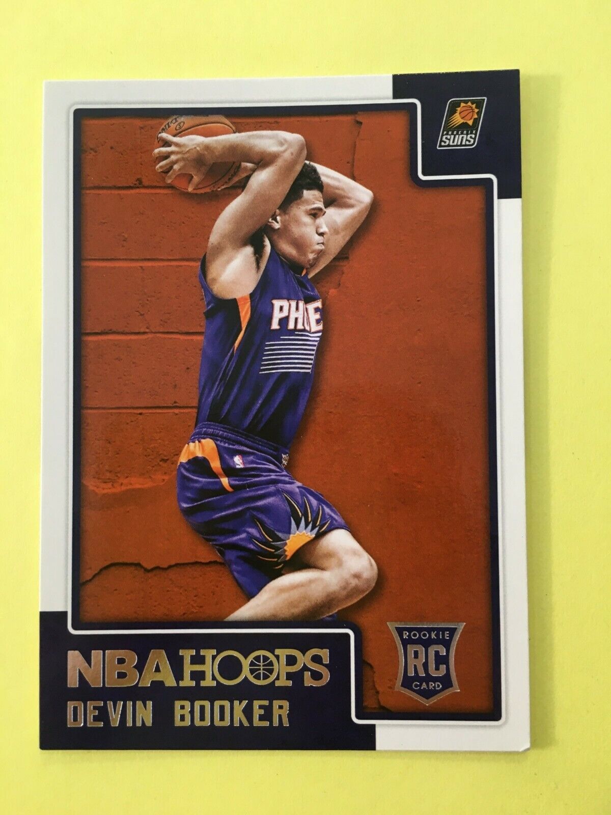 Devin Booker RC 2015-16 Panini NBA Hoops Rookie Card #268 Suns \