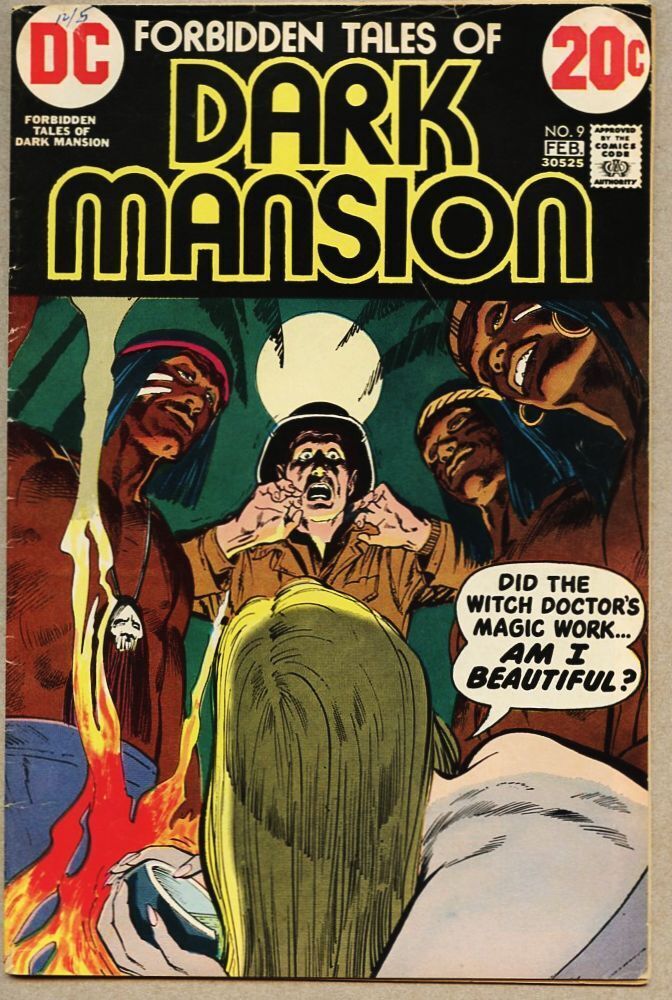 Forbidden Tales Of Dark Mansion #9-1973 fn- 5.5 DC Horror Neal Adams
