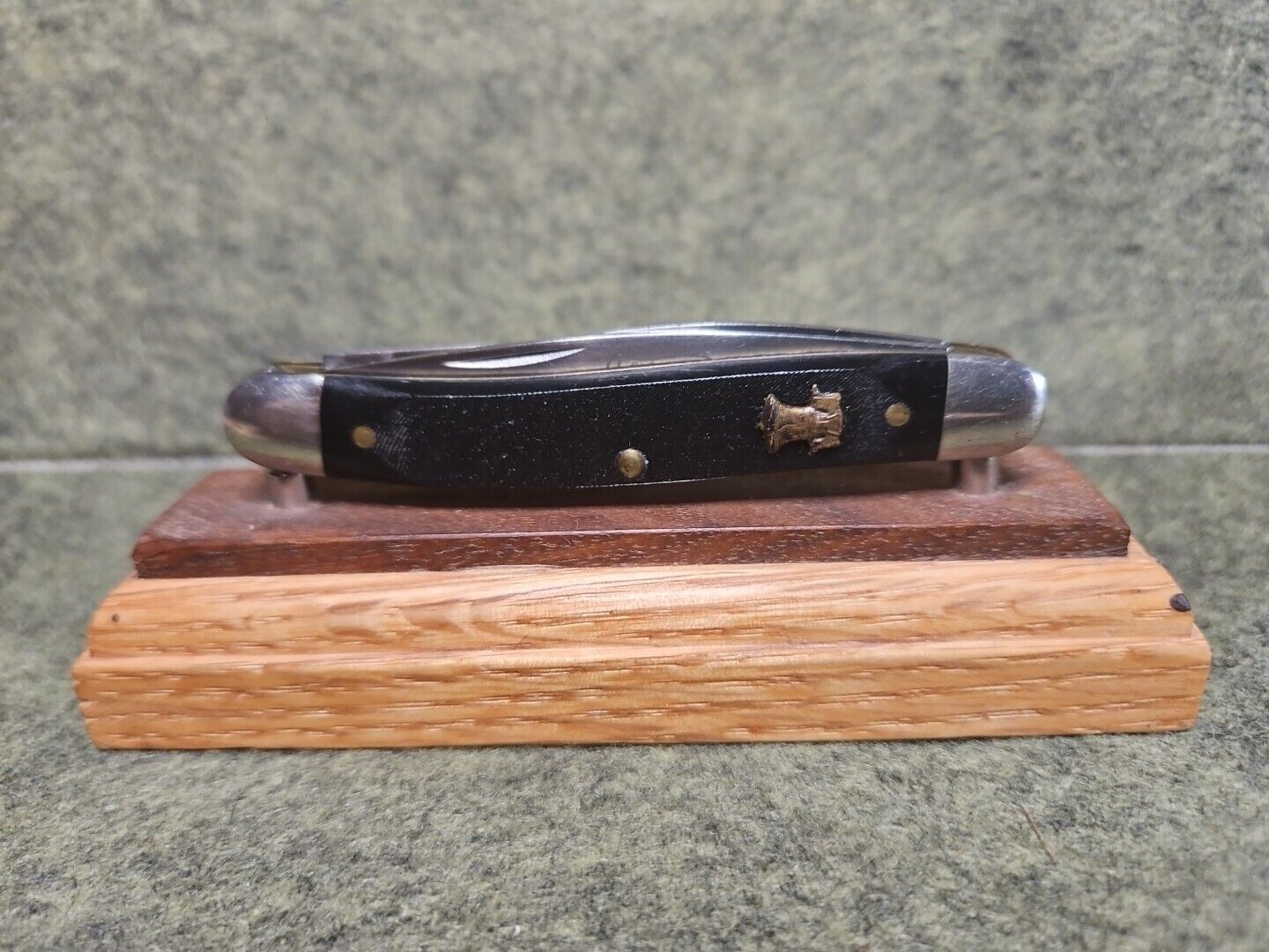 Schrade Walden SW Cut USA Liberty Bell Commemorative Knife LB1 Black