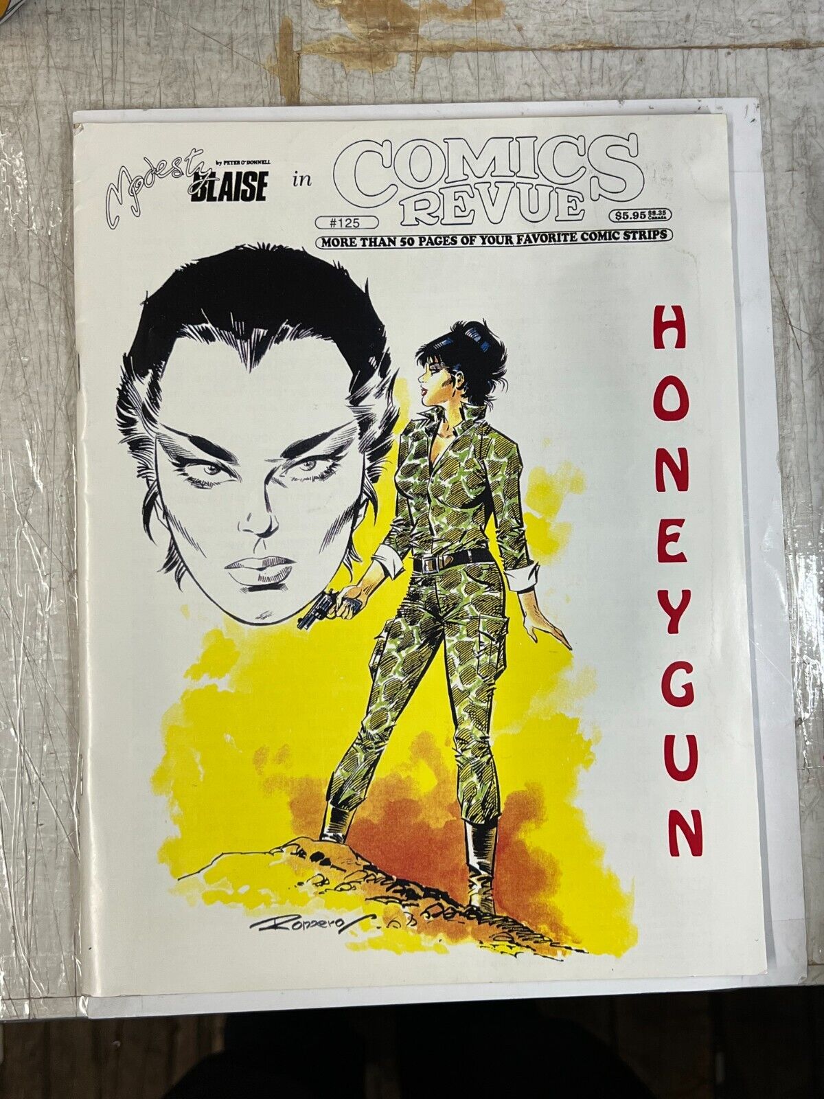 Comics Revue #125 - Modesty Blaise in Honeygun (Issue)  | Combined Shipping B&B
