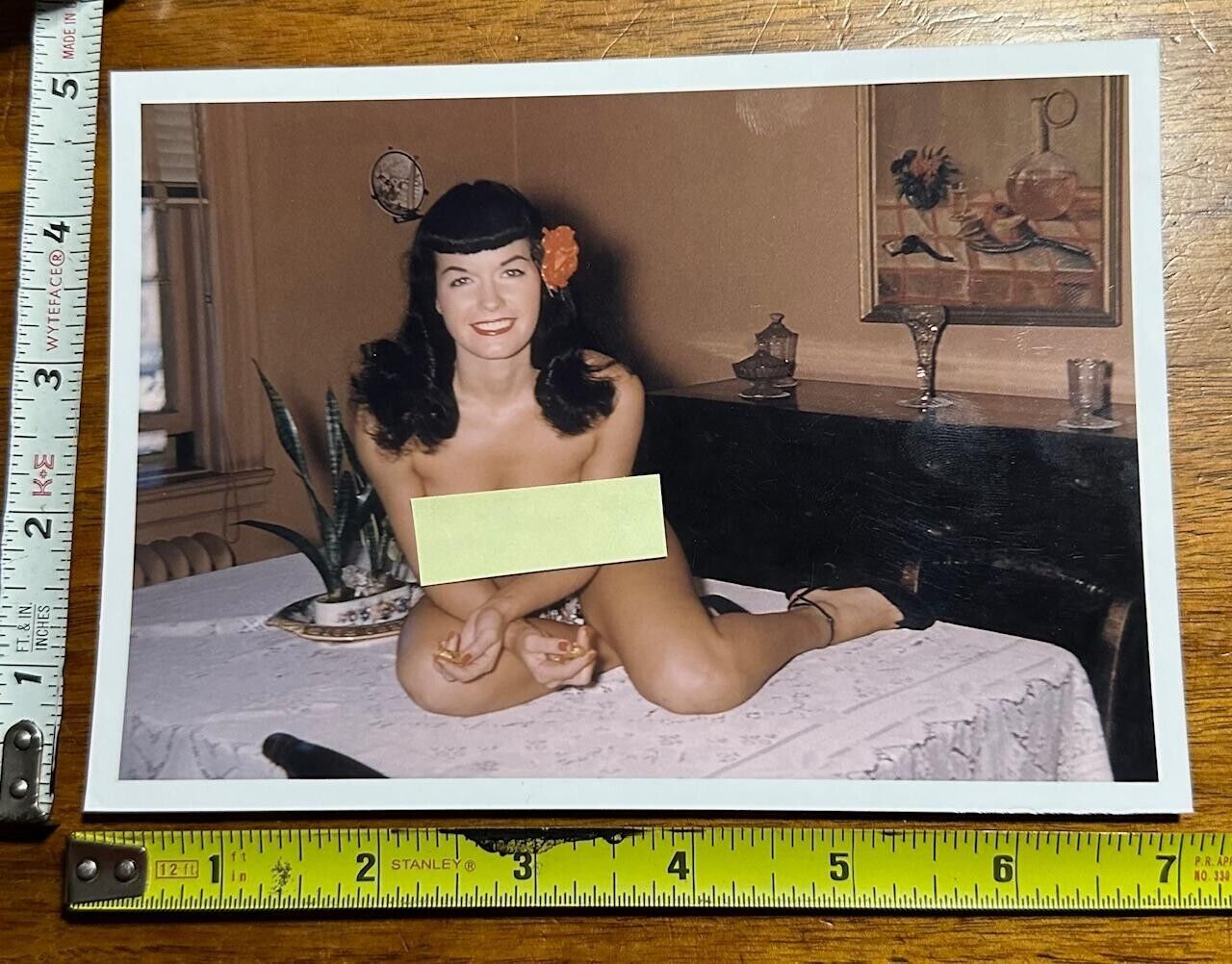 Bettie Page Photograph by Charles West Color Photo Type 2 #A