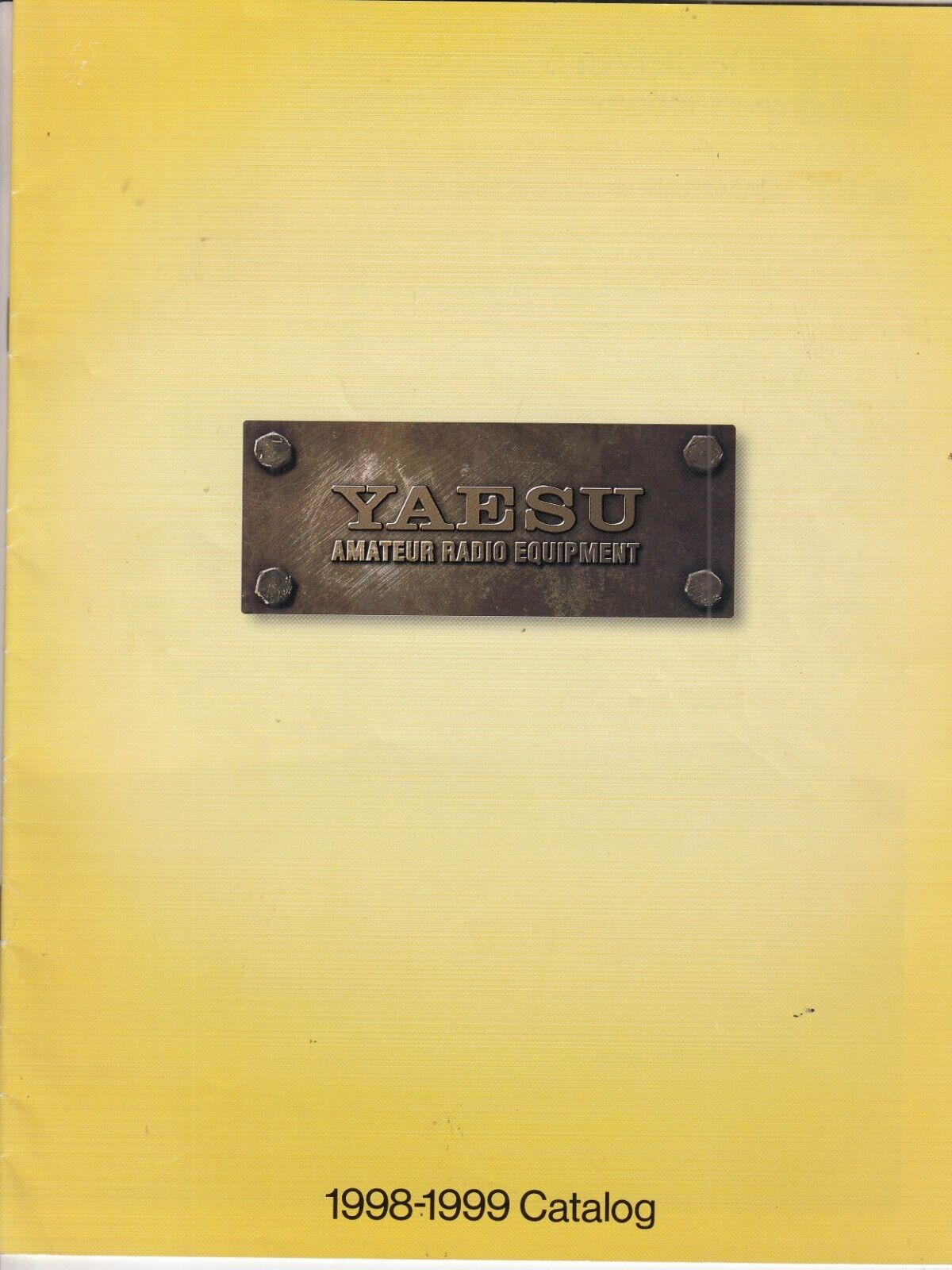 YAESU AMATEUR RADIO 1998-1999 ( GENUINE PRINT CATALOG  )  HAM RADIO