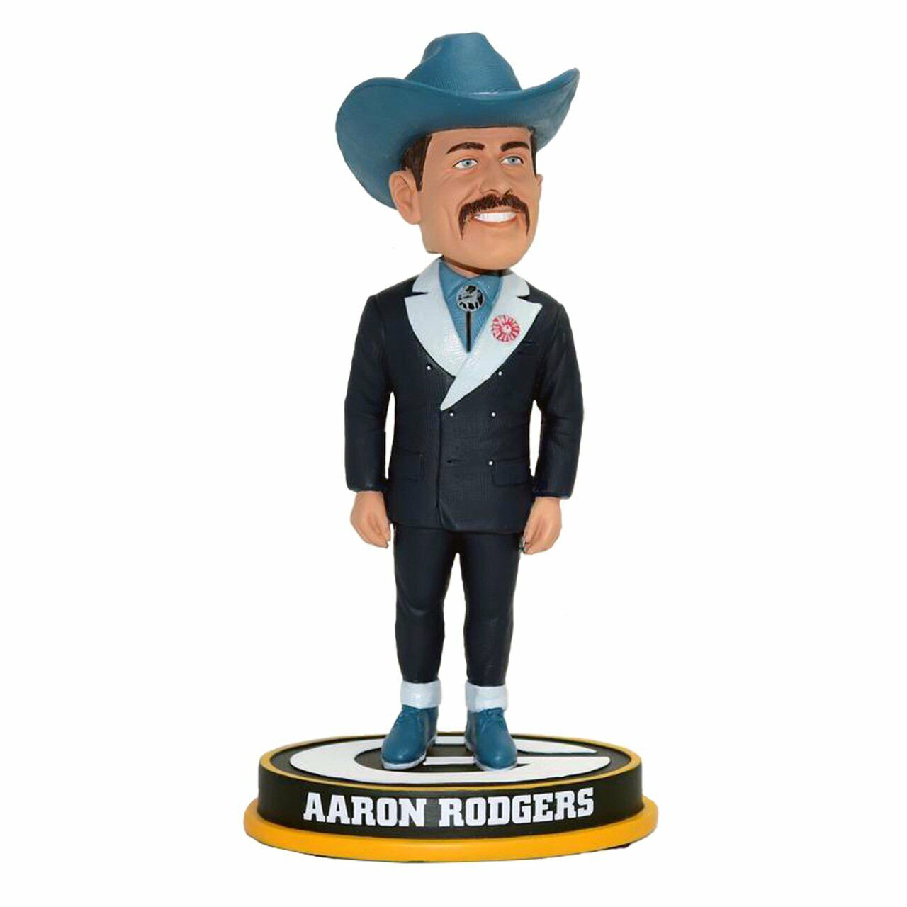 Aaron Rodgers Green Bay Packers Canadian tuxedo Bobblehead NFL
