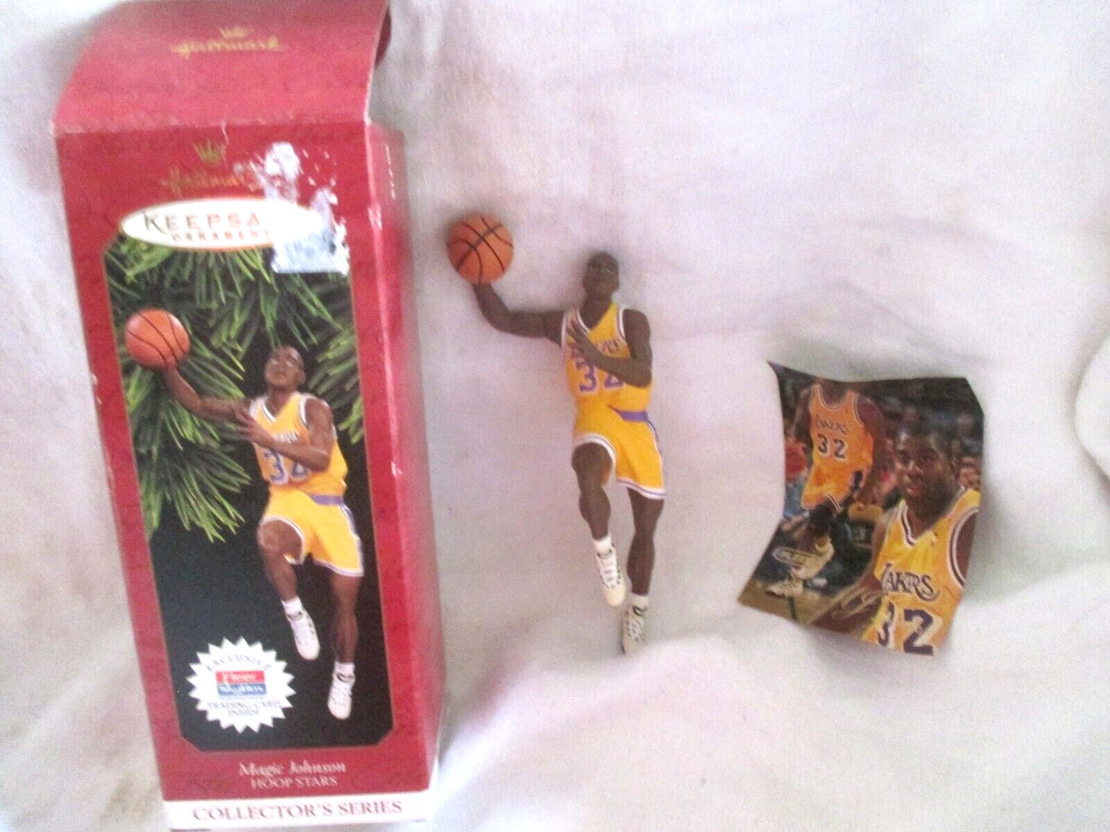 Magic Johnson Lakers Christmas Ornament Hoop Stars NBA Hallmark