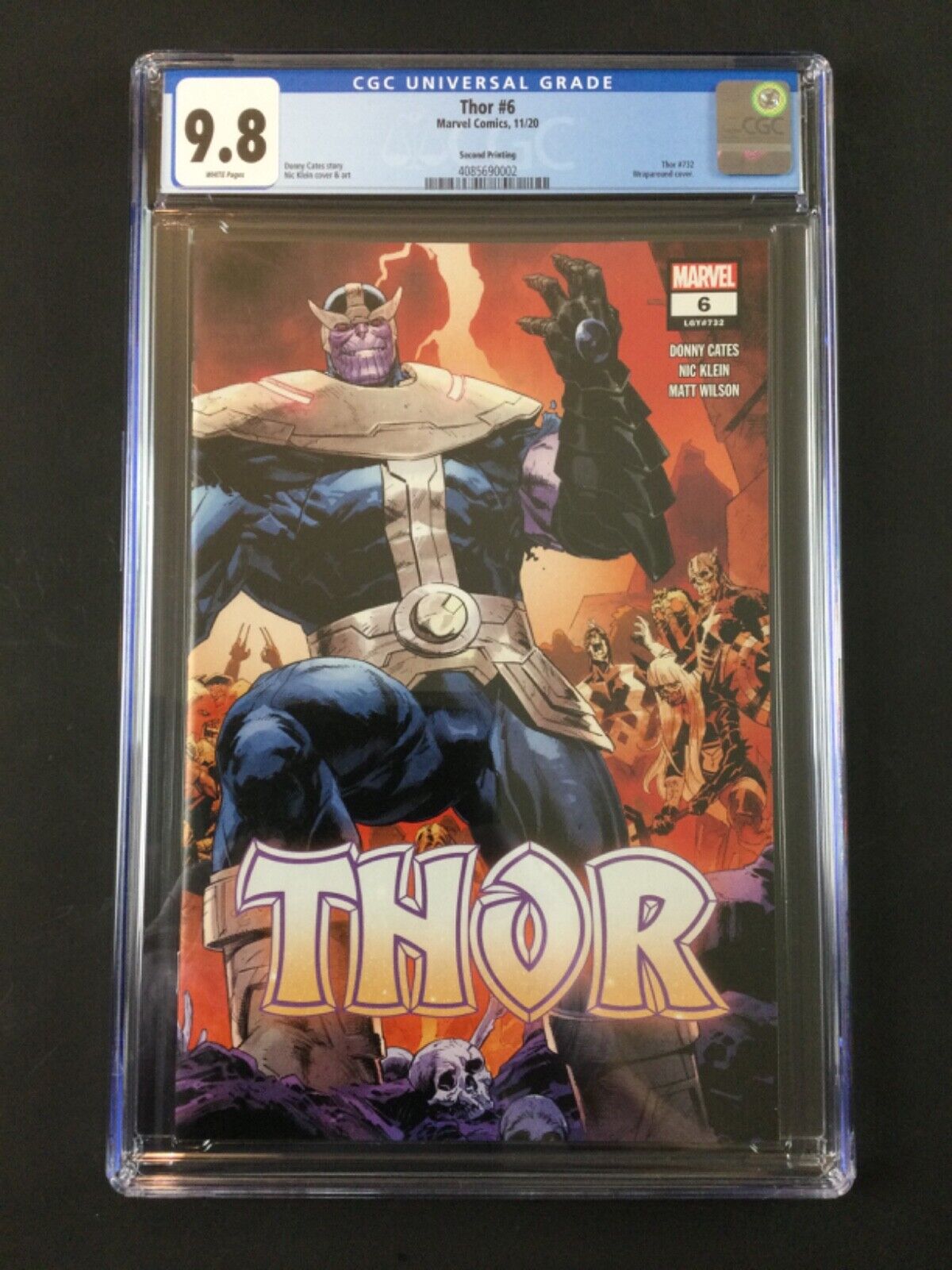 Thor #6 (2020): NEW CGC 9.8 Seco2nd Printing Thor #732 Wraparound Cover